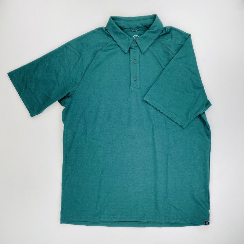 Wrangler Ss Performance Polo - Second Hand T-shirt - Men's - Green - M ...