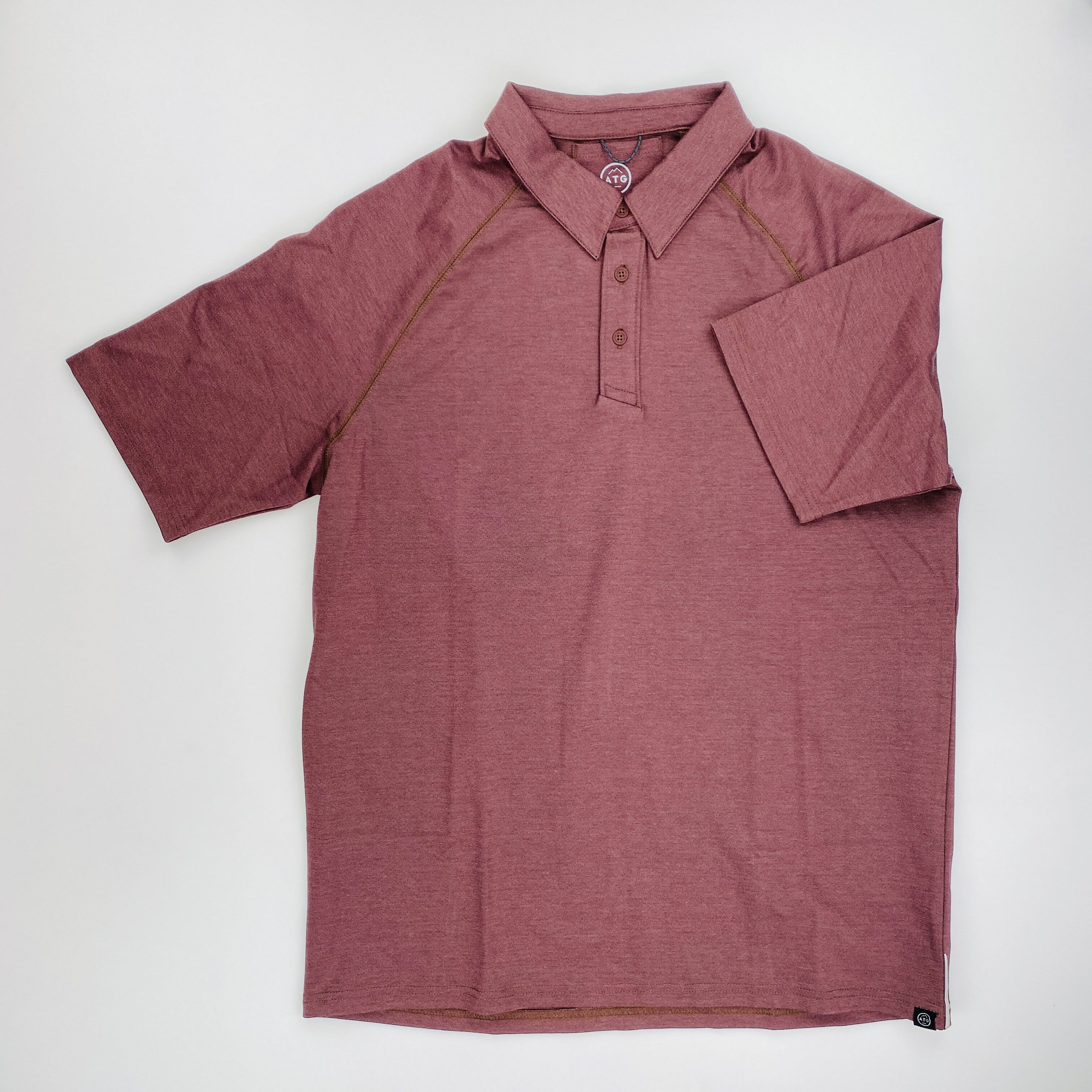Wrangler Ss Performance Polo - Second Hand T-shirt - Men's - Brown - M | Hardloop