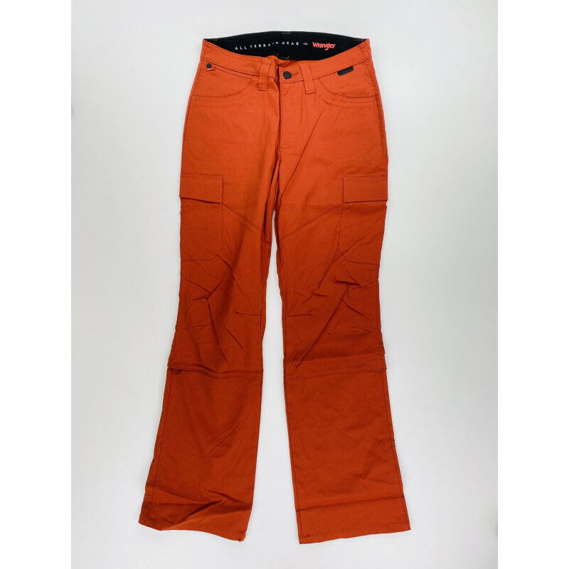 Wrangler Cargo Bootcut Conver - Pantaloni da escursionismo di seconda mano - Donna - Rosso - US 28 | Hardloop