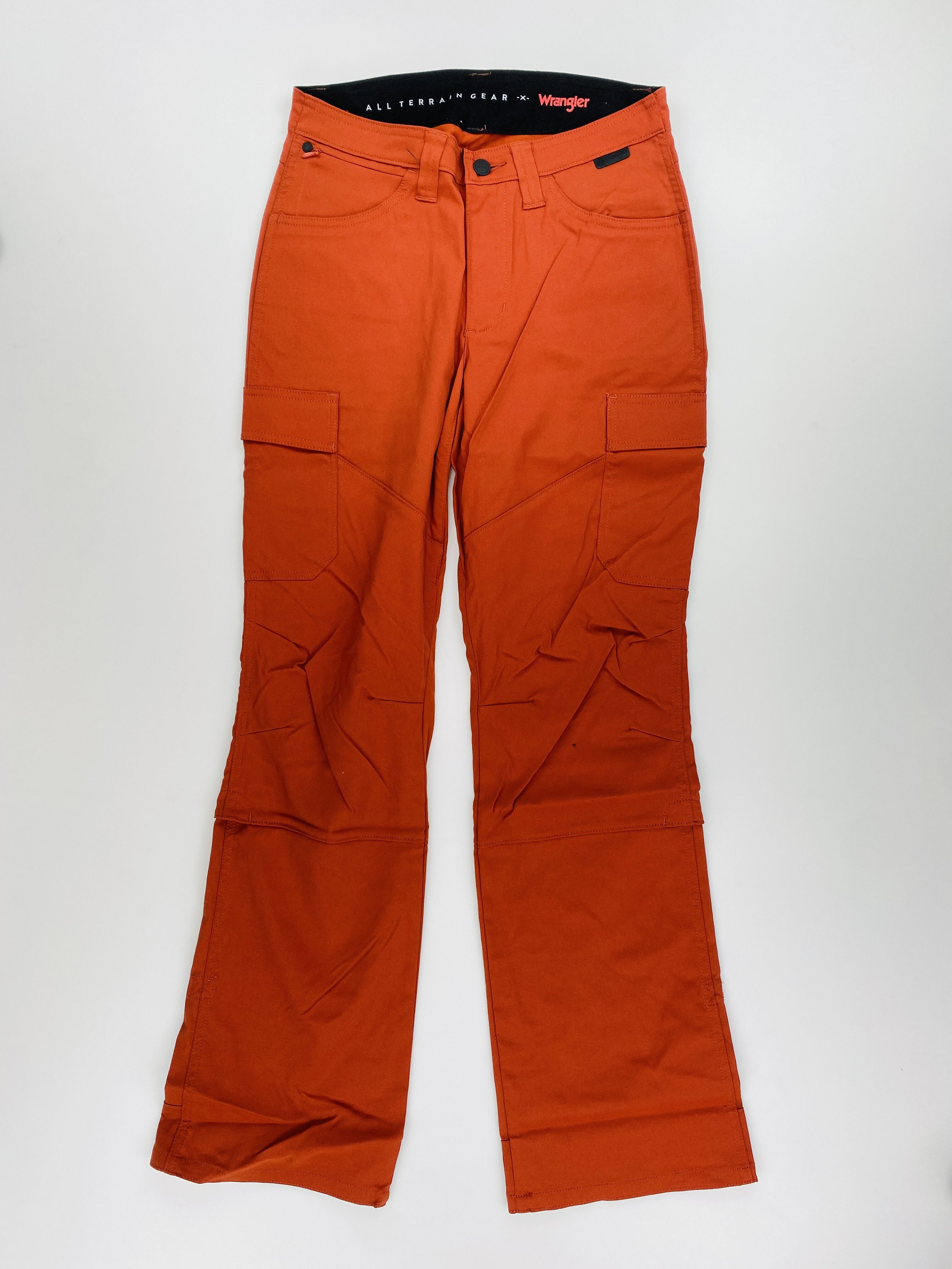 Wrangler Cargo Bootcut Conver - Pantaloni da escursionismo di seconda mano - Donna - Rosso - US 28 | Hardloop