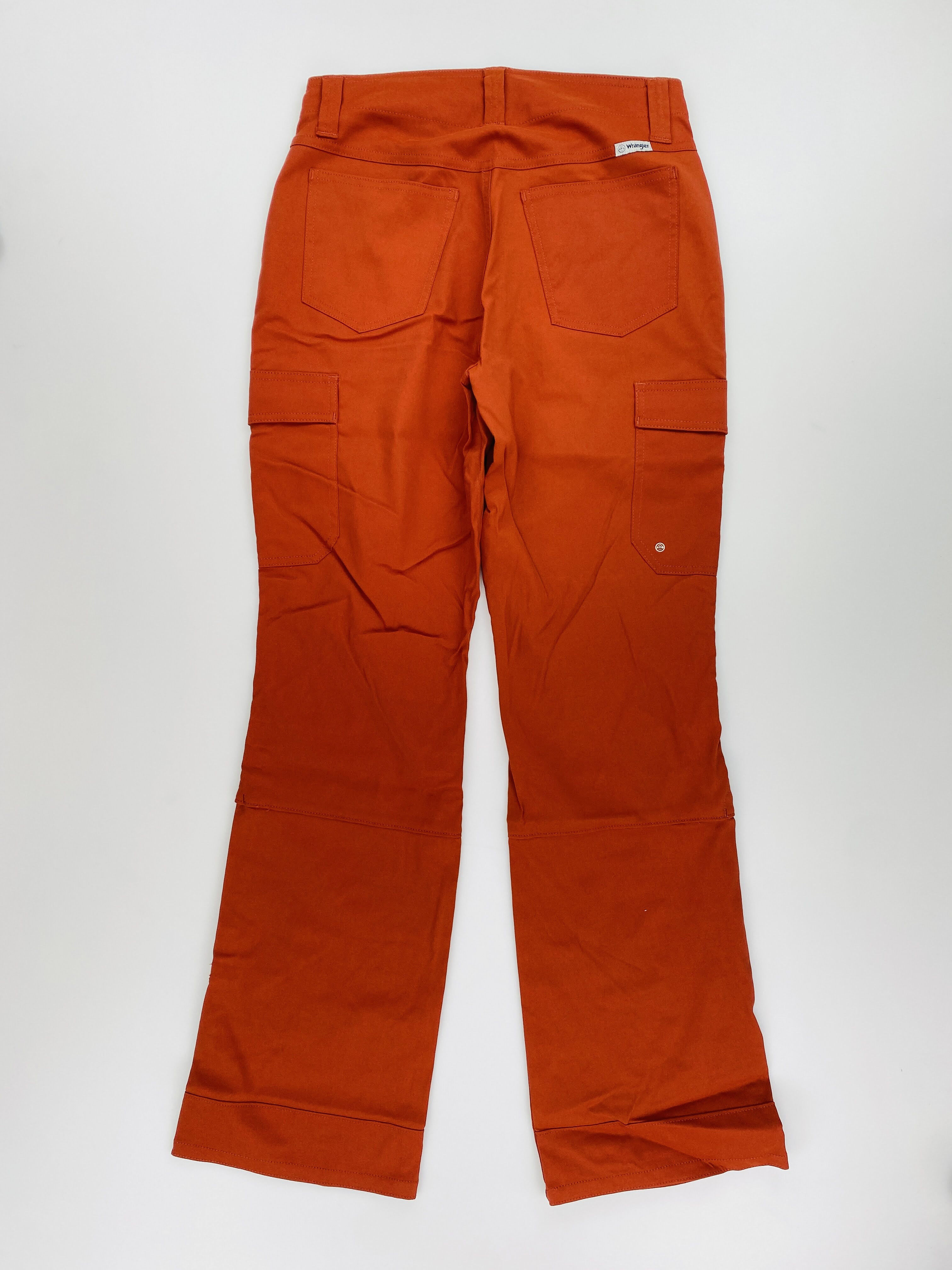 Wrangler Cargo Bootcut Conver - Pantaloni da escursionismo di seconda mano - Donna - Rosso - US 28 | Hardloop