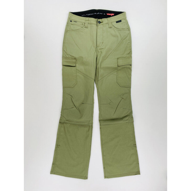 Wrangler Cargo Bootcut Conver - Pantaloni da escursionismo di seconda mano - Donna - Verde oliva - US 28 | Hardloop