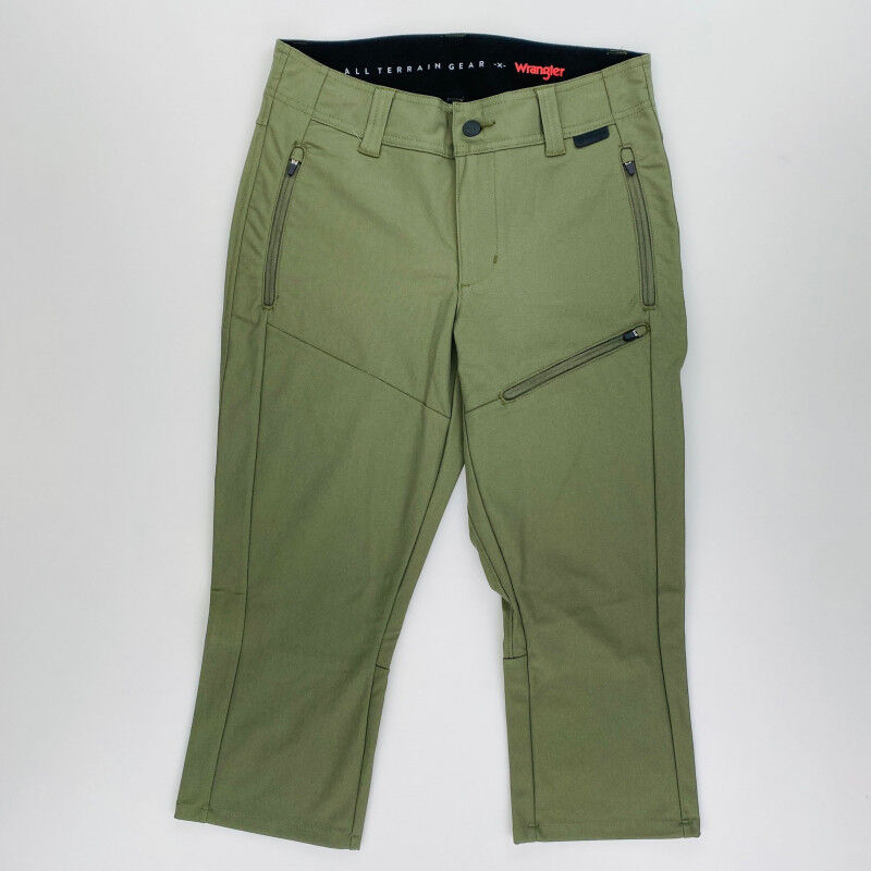 Wrangler Utility Capri - Pantaloncini di seconda mano - Donna - Verde oliva - US 28 | Hardloop
