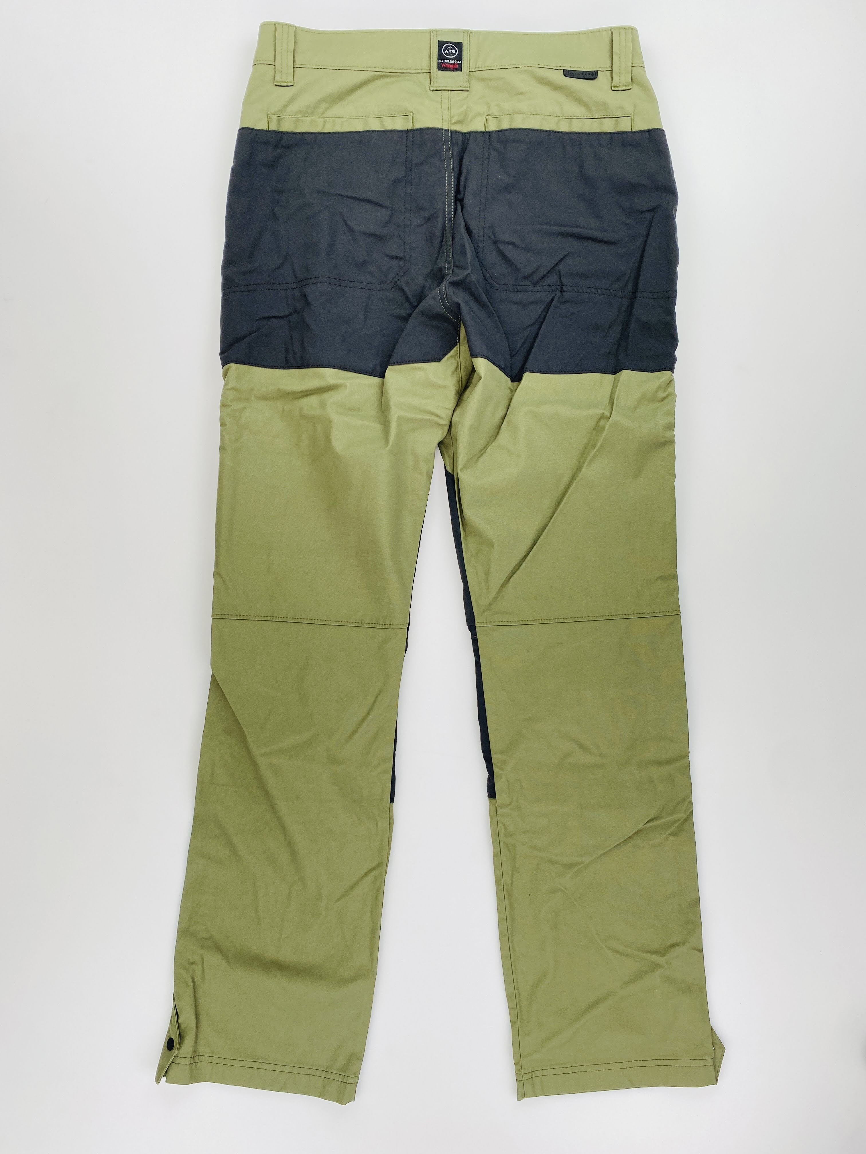 Wrangler Reinforced Softshell Pant - Pantaloni da escursionismo di seconda mano - Uomo - Verde oliva - US 32 | Hardloop