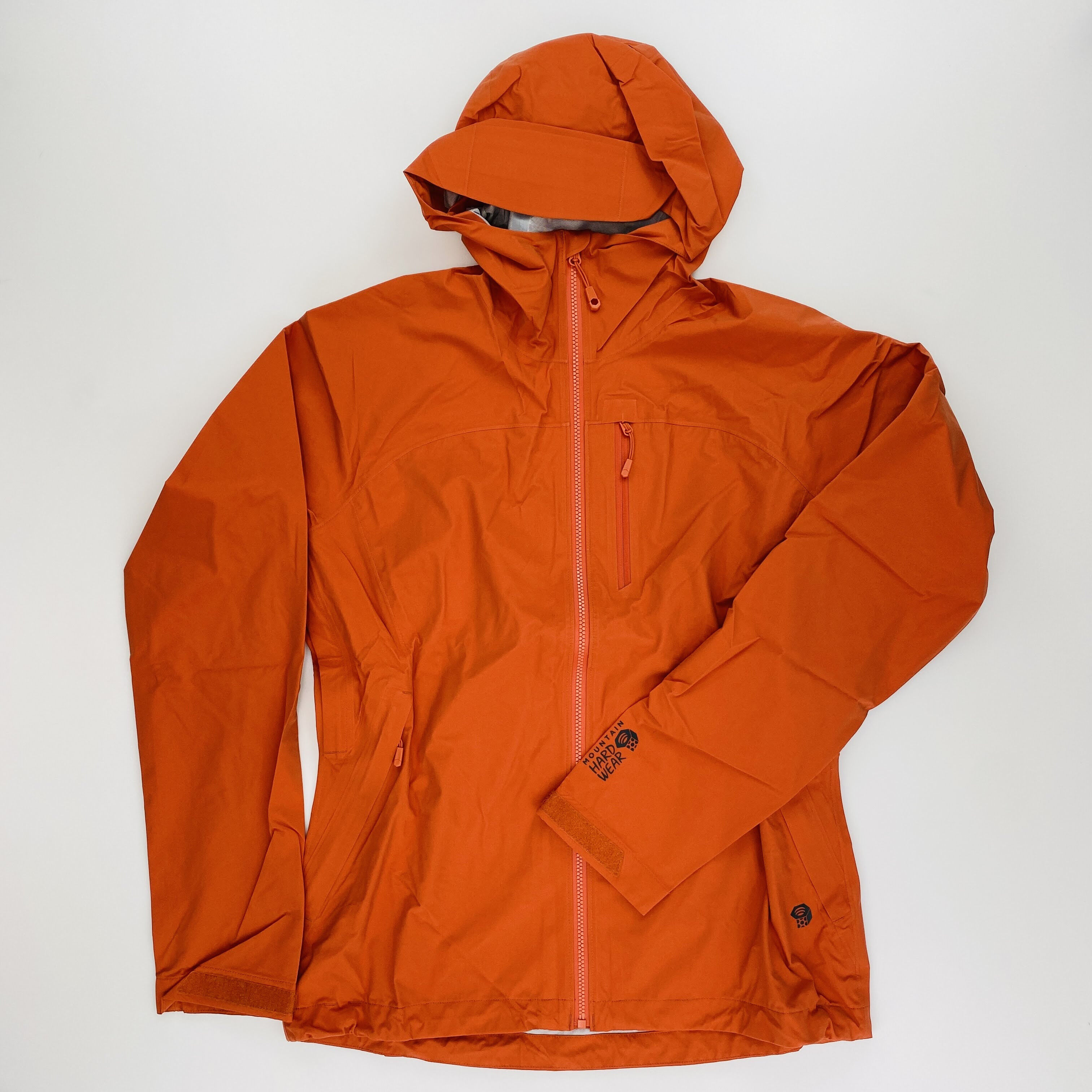 Mountain Hardwear Stretch Ozonic Woman Jacket - Pre-owned Vindejakke - Damer - orange - XS | Hardloop