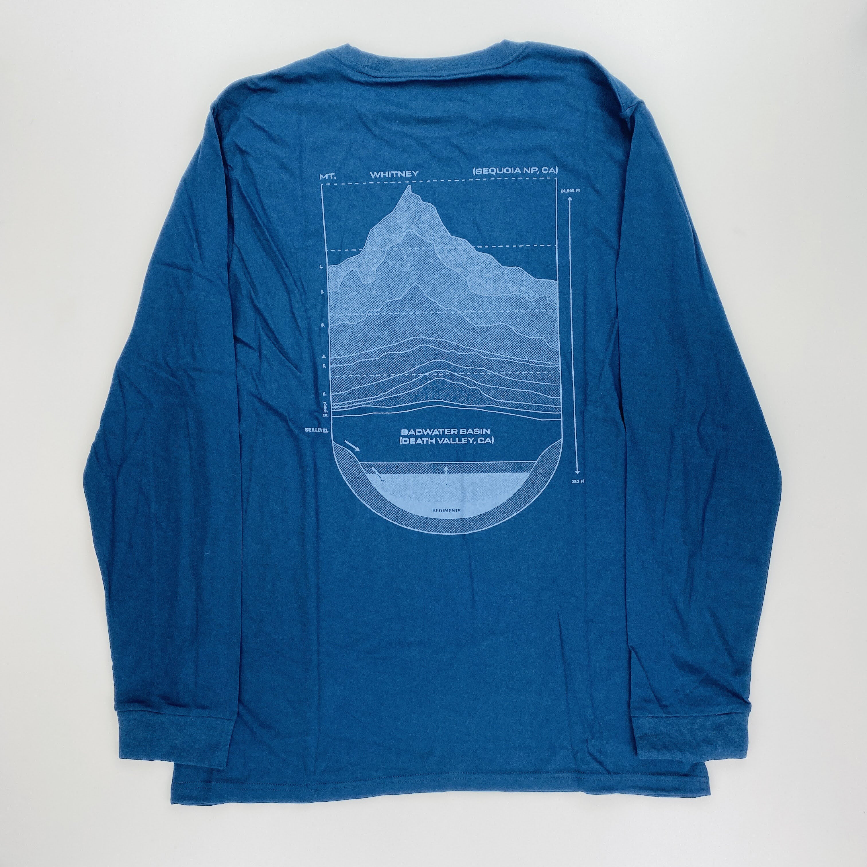 Mountain Hardwear Sea Level™ Logo Man LS T-Shirt - T-shirt di seconda mano - Uomo - Blu - L | Hardloop