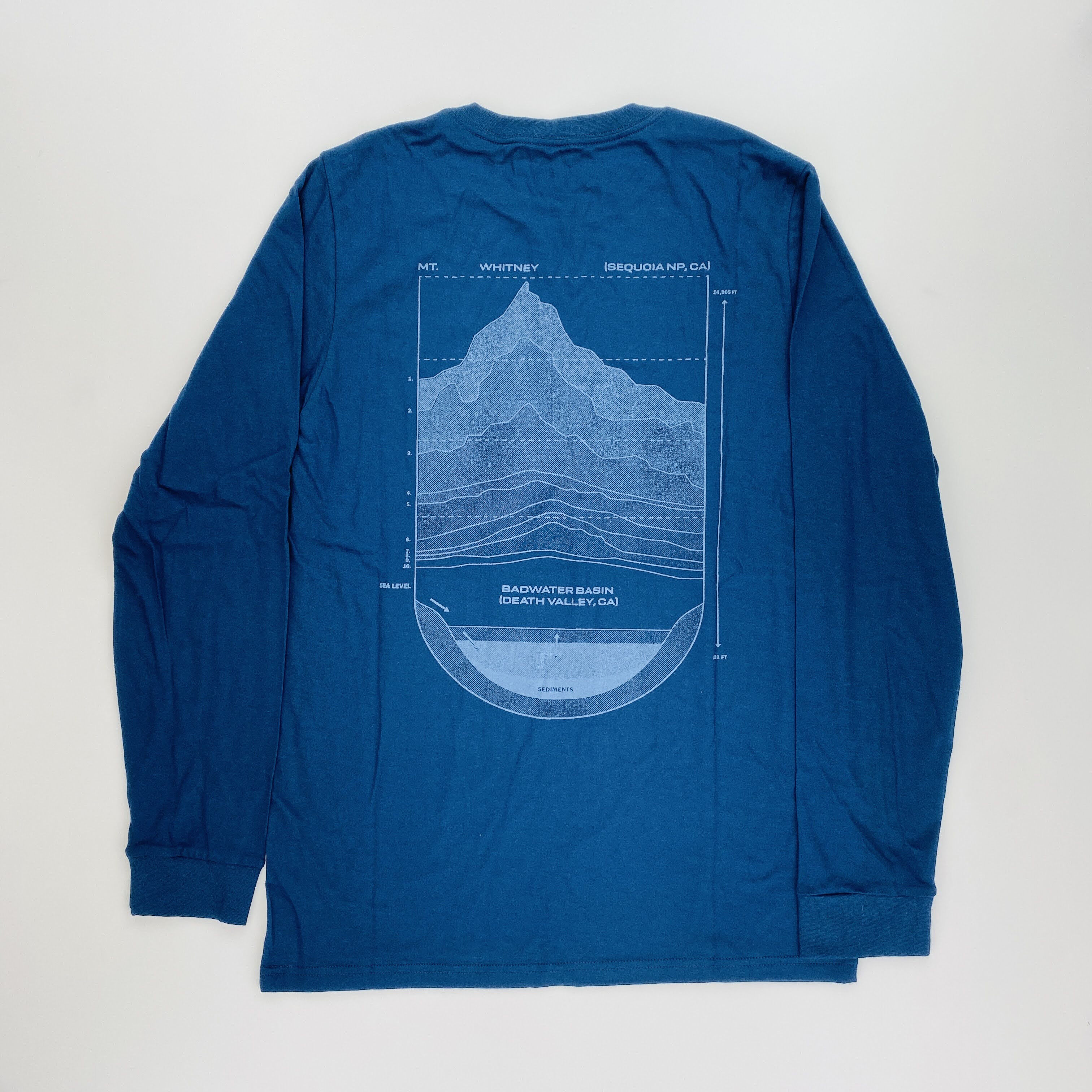 Mountain Hardwear Sea Level™ Logo Man LS T-Shirt - T-shirt di seconda mano - Uomo - Blu - S | Hardloop