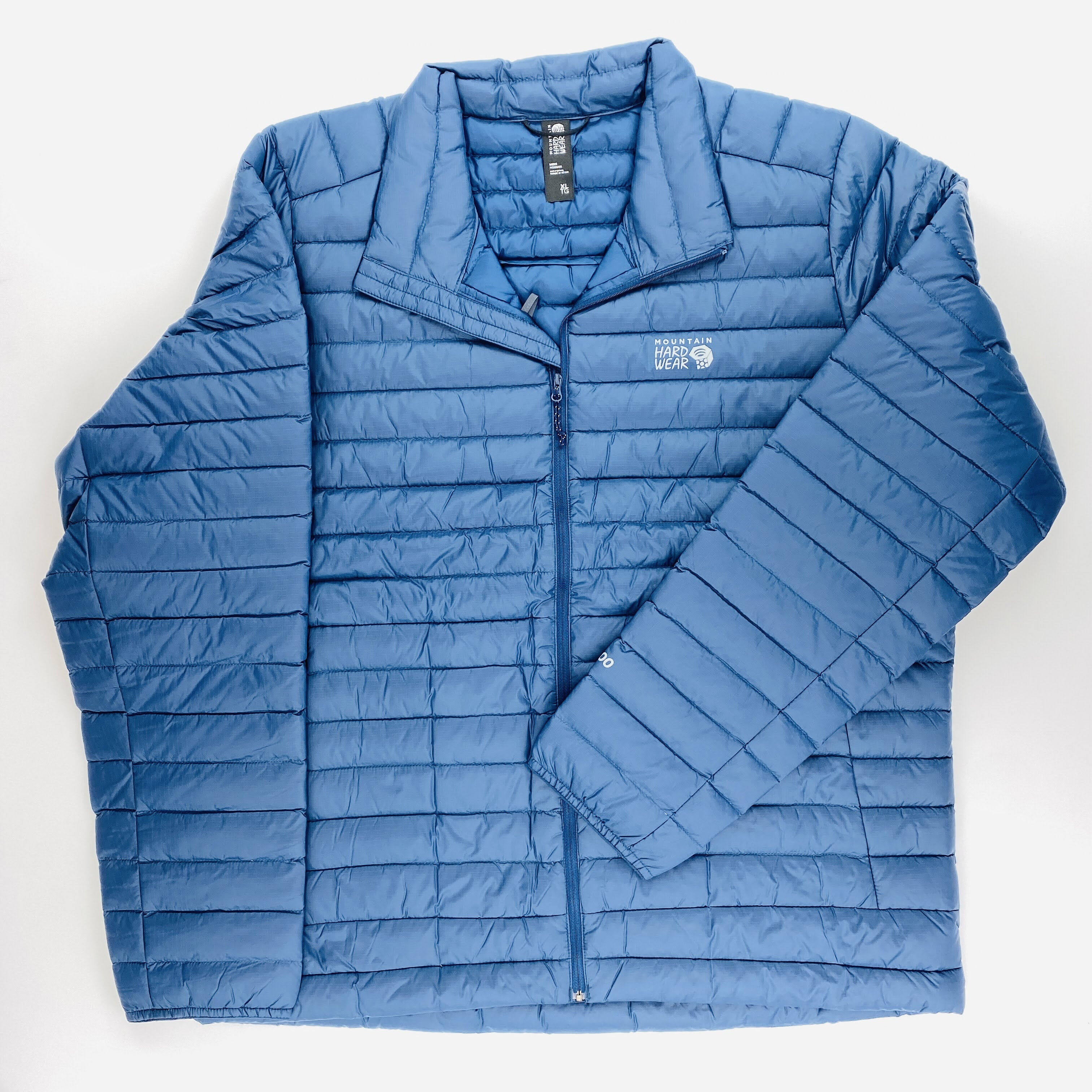 Mountain Hardwear Mt Eyak/2 Jacket - Tweedehands Donsjack - Heren - Blauw - XL | Hardloop