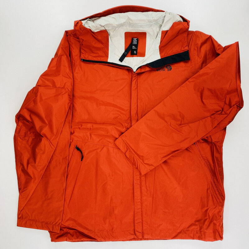 Chaqueta impermeable hombre MOUNTAIN roja