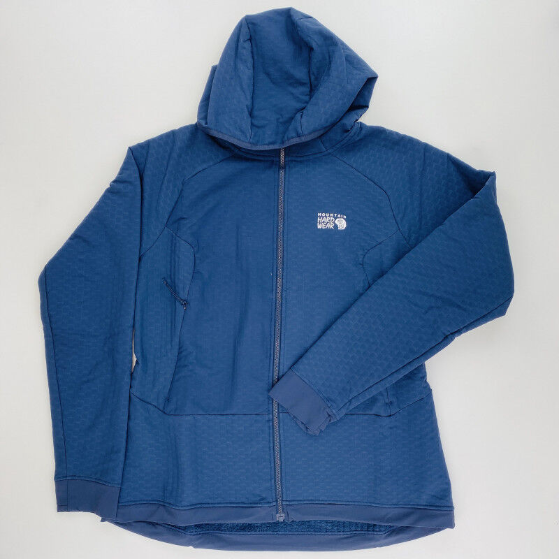 Mountain Hardwear Keele Ascent Woman Hoody - Second Hand Fleece jacket - Women's - Bleu - L | Hardloop