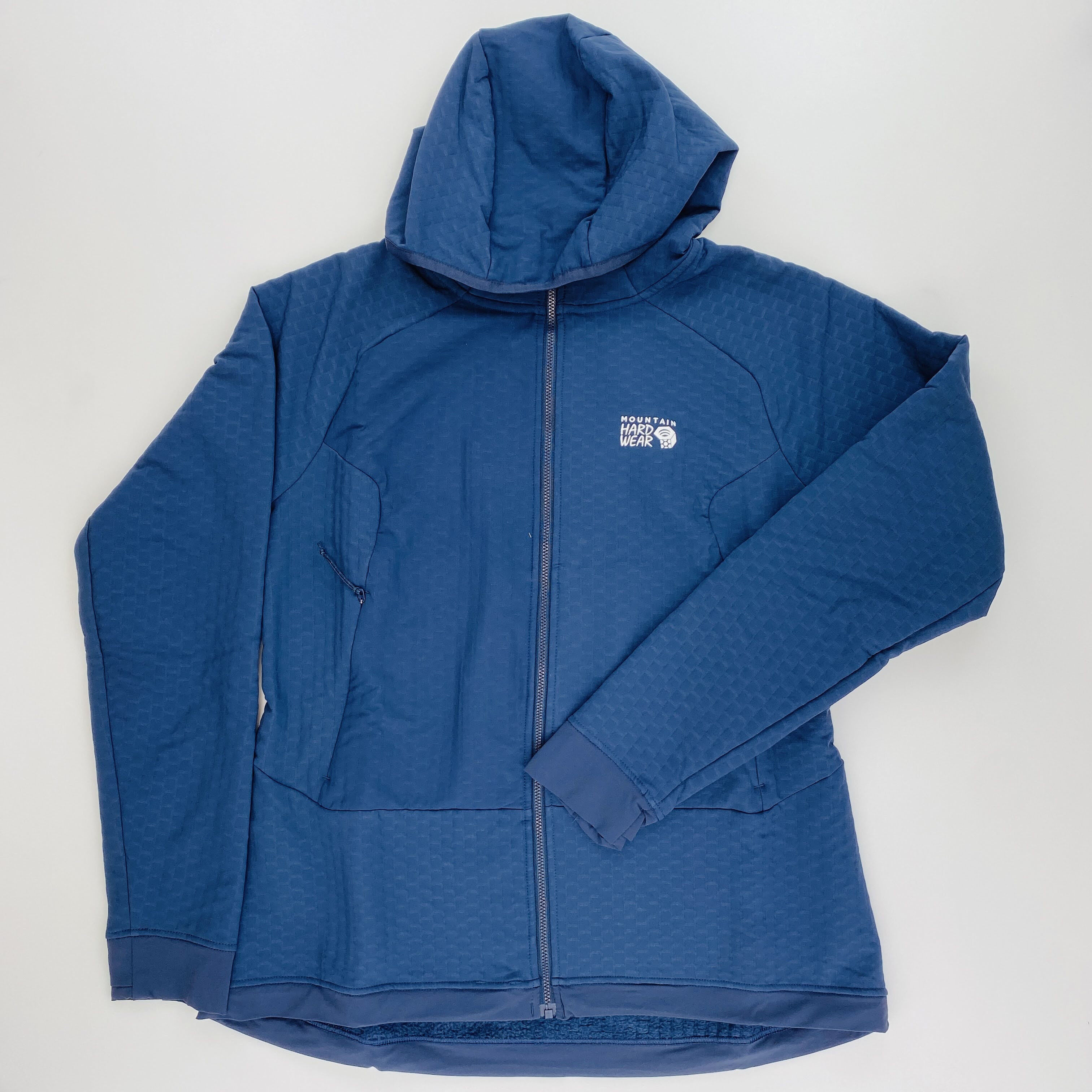Mountain Hardwear Keele Ascent Woman Hoody - Second Hand Fleece jacket - Women's - Bleu - L | Hardloop
