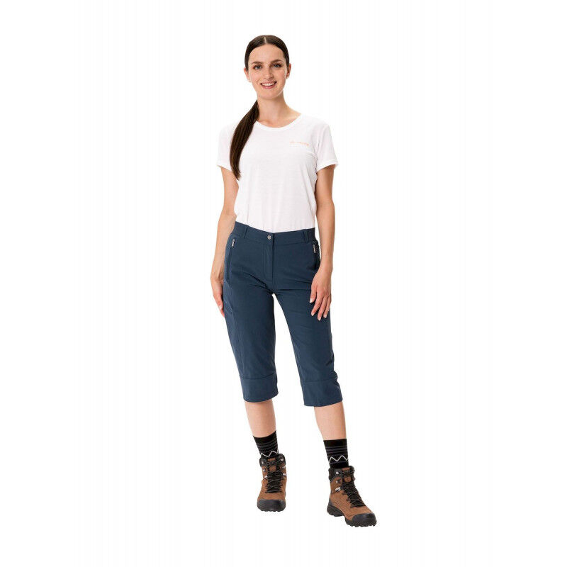 Vaude Farley Stretch Capri III - Calça de caminhada mulher | Hardloop