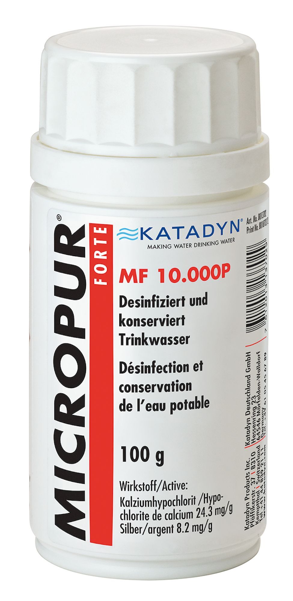 Katadyn Micropur Forte - MF 10 000 P - Vesisuodatin | Hardloop
