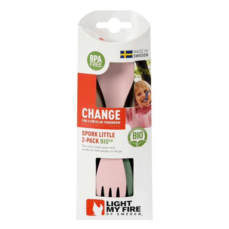 Light My Fire Spork Little BIO 2 Pack - Ruokailuvälineet | Hardloop