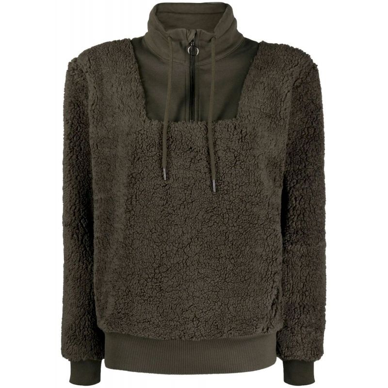 Sherpa Half Zip Sweatshirt - Sweatshirt sem capuz mulher