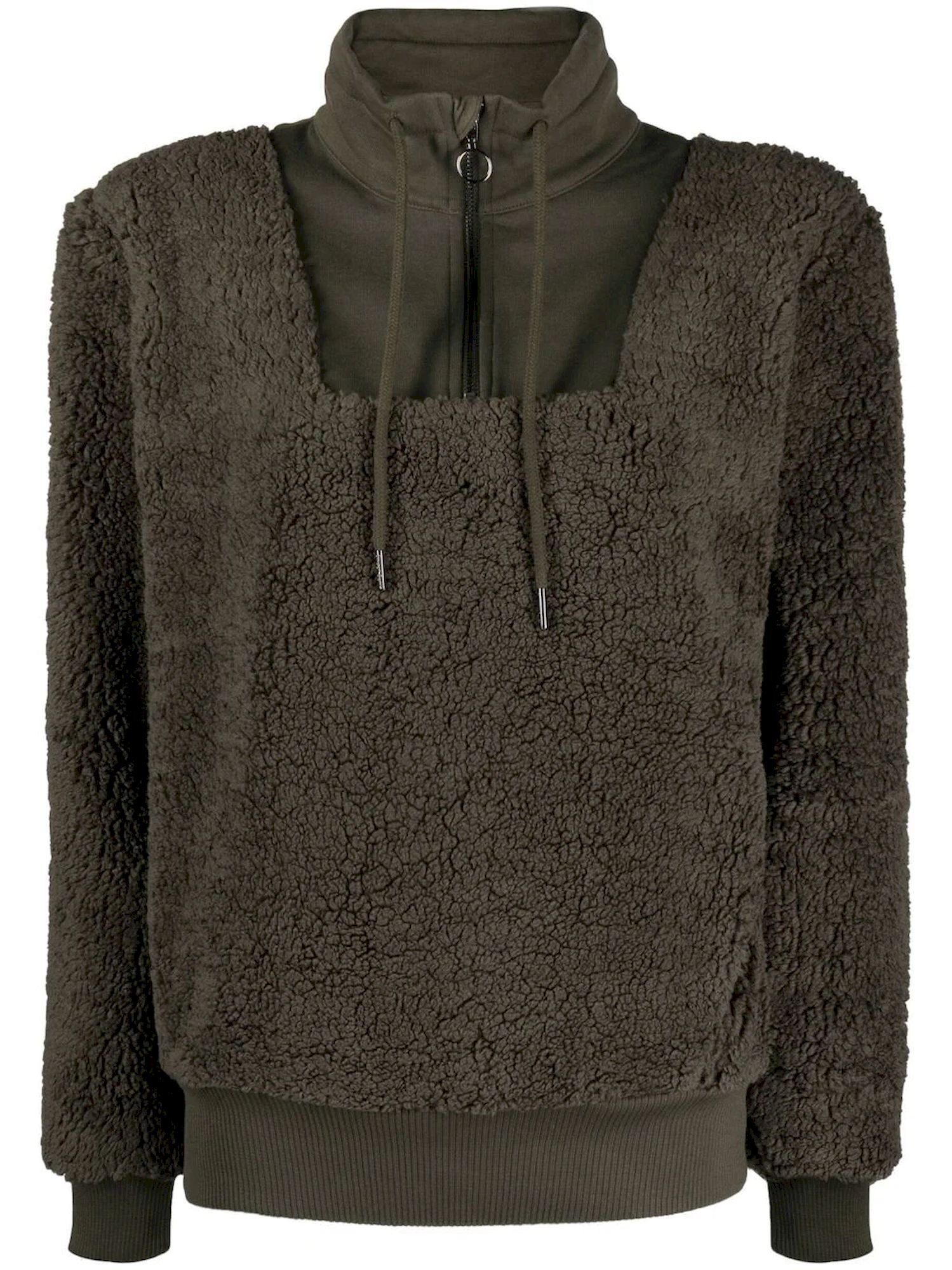 Grey sherpa hotsell half zip