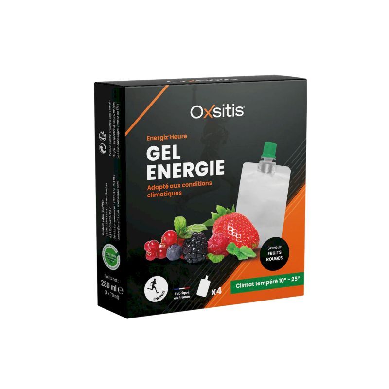 Oxsitis Energiz'heure Gels x4 - Climat tempéré - Zel energetyczny | Hardloop