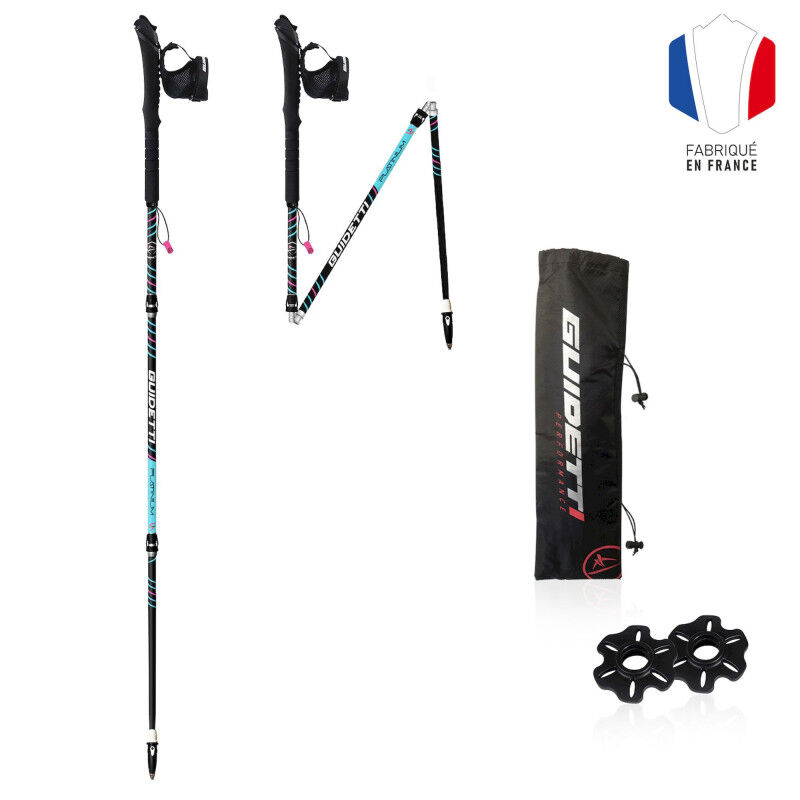 Guidetti Platinium Neo Pulse Race - Bastoncini trail running | Hardloop
