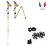 Guidetti Terre de Trek Flashlock - Trekking poles | Hardloop