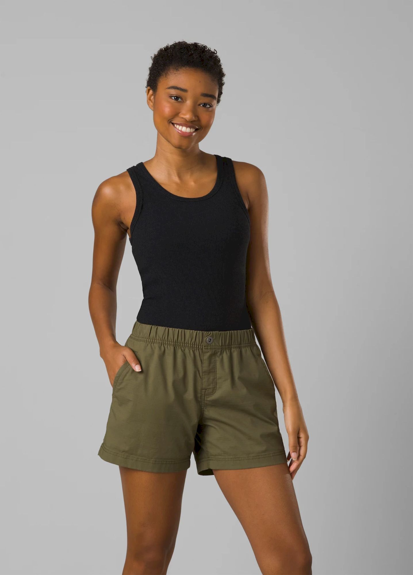 Army green outlet shorts womens