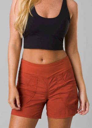 Short D'escalade Prana Femme Kanab – Coton Bio Extensible, Poche Sécurisée | Confort Parfait Sous Harnais, Pour Grimpeuses Actives