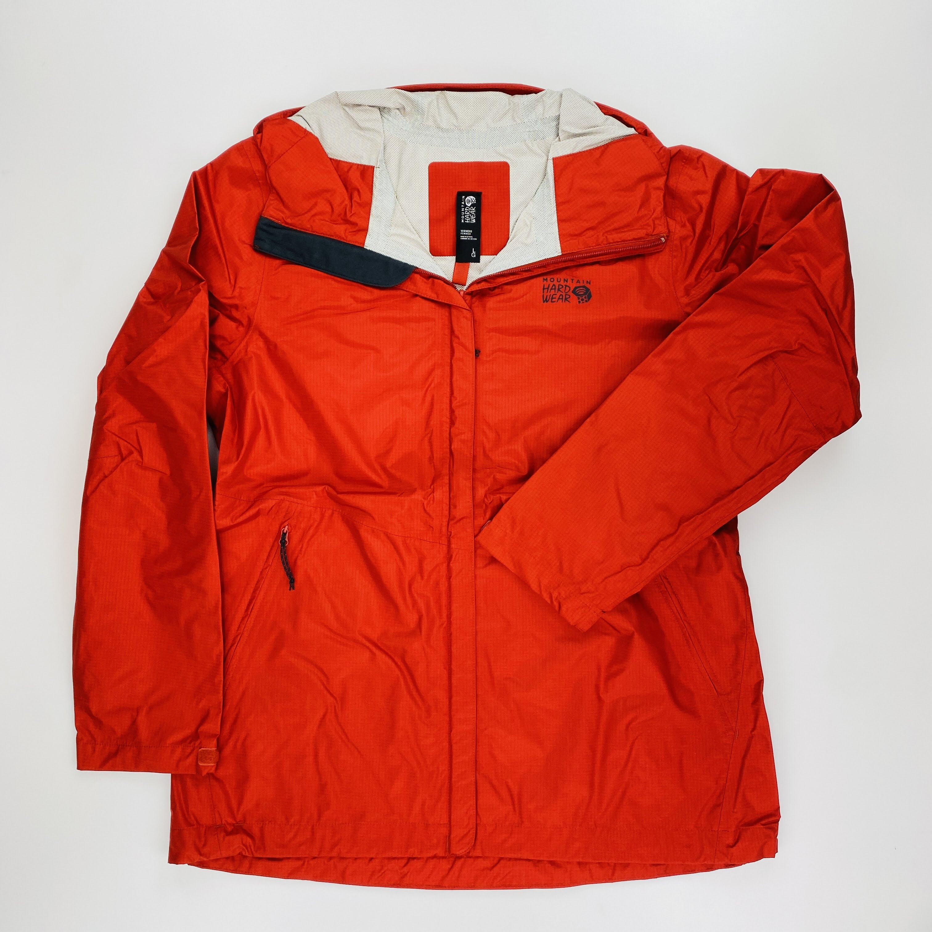 Mountain Hardwear Acadia Woman Jacket - Tweedehands Regenjas - Dames - Rood - L | Hardloop