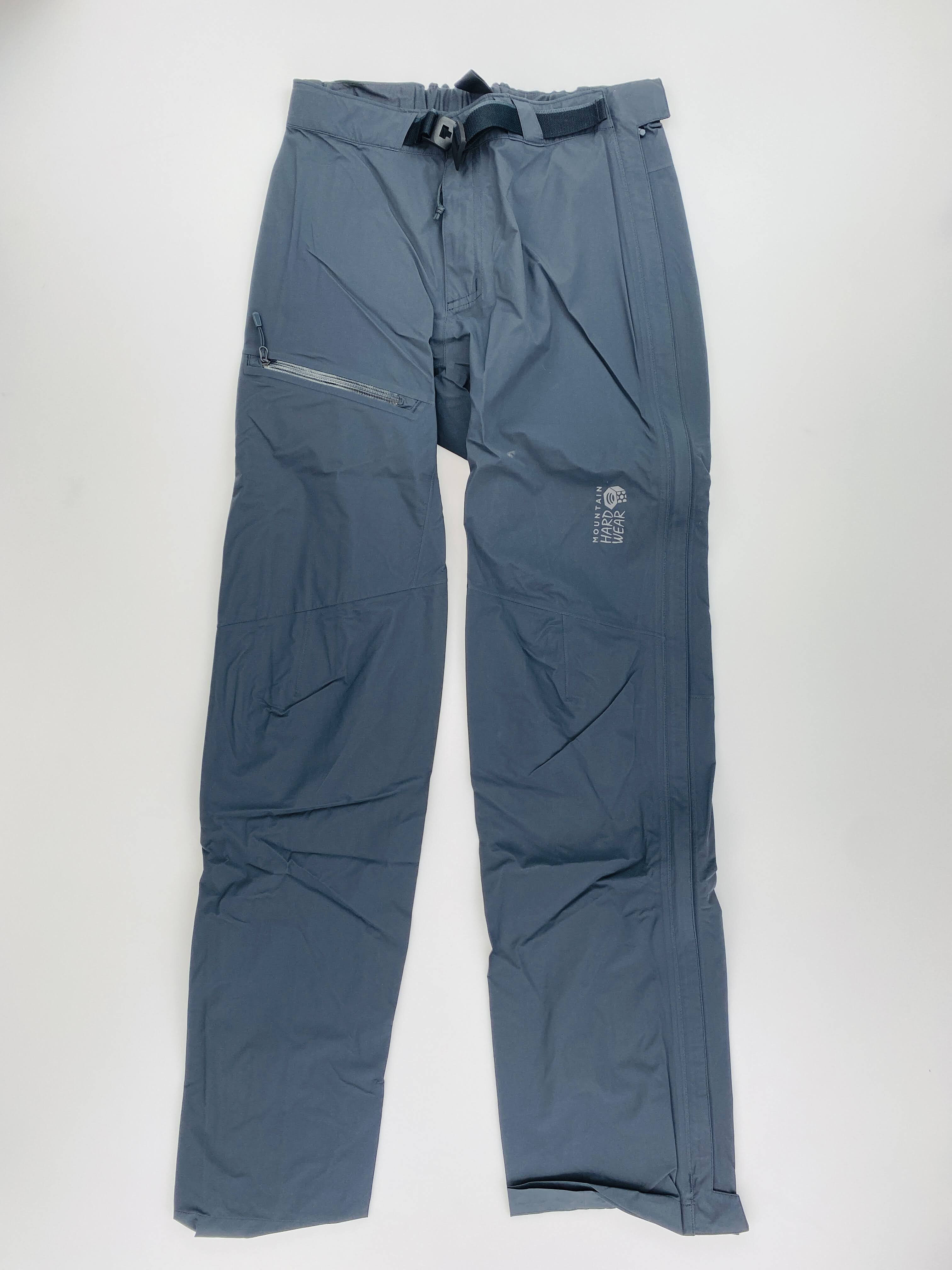 Mountain Hardwear Stretch Ozonic Man Pant Long - Tweedehands Regenbroek - Heren - Zwart - S | Hardloop