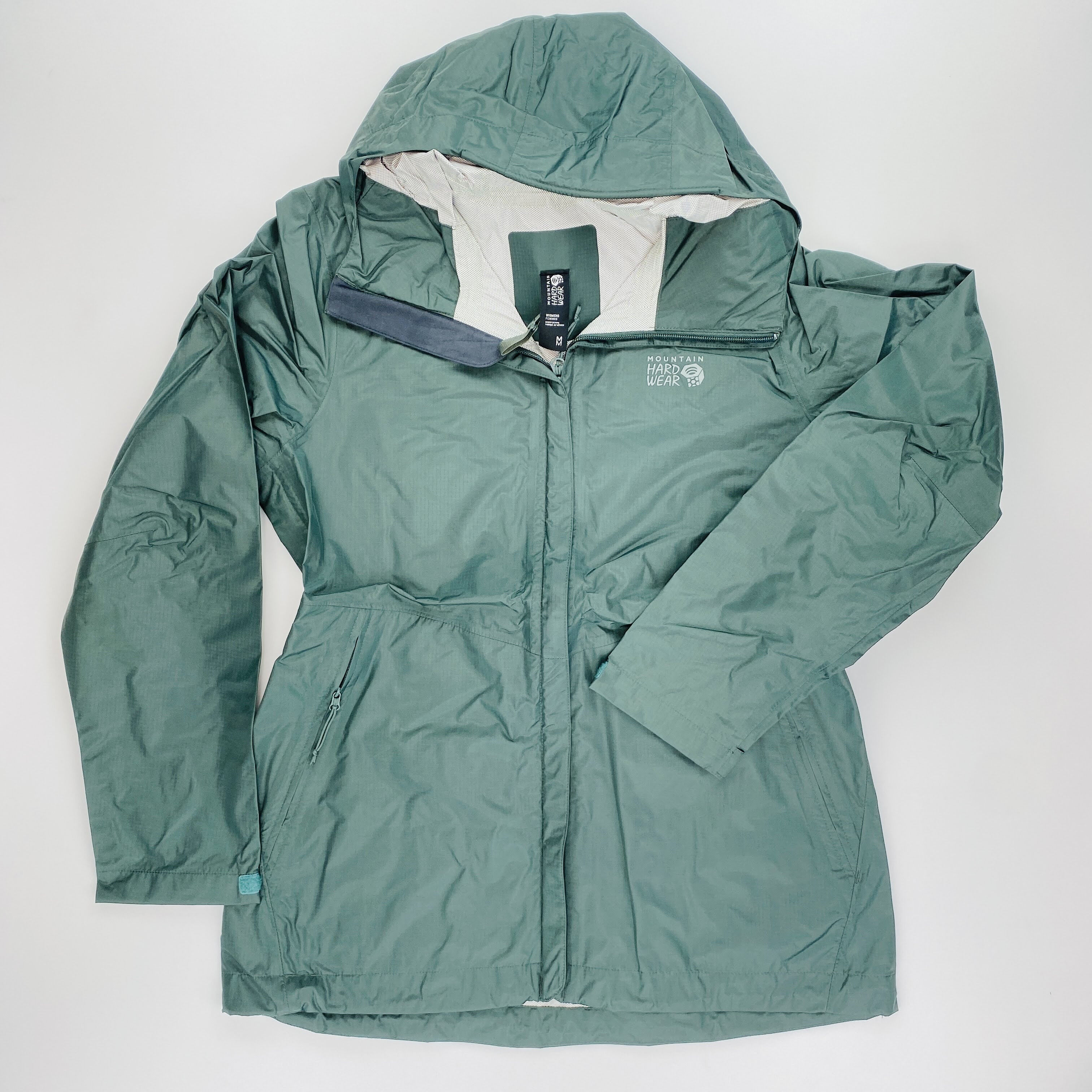 Mountain Hardwear Acadia Woman Jacket - Tweedehands Regenjas - Dames - Groente - M | Hardloop