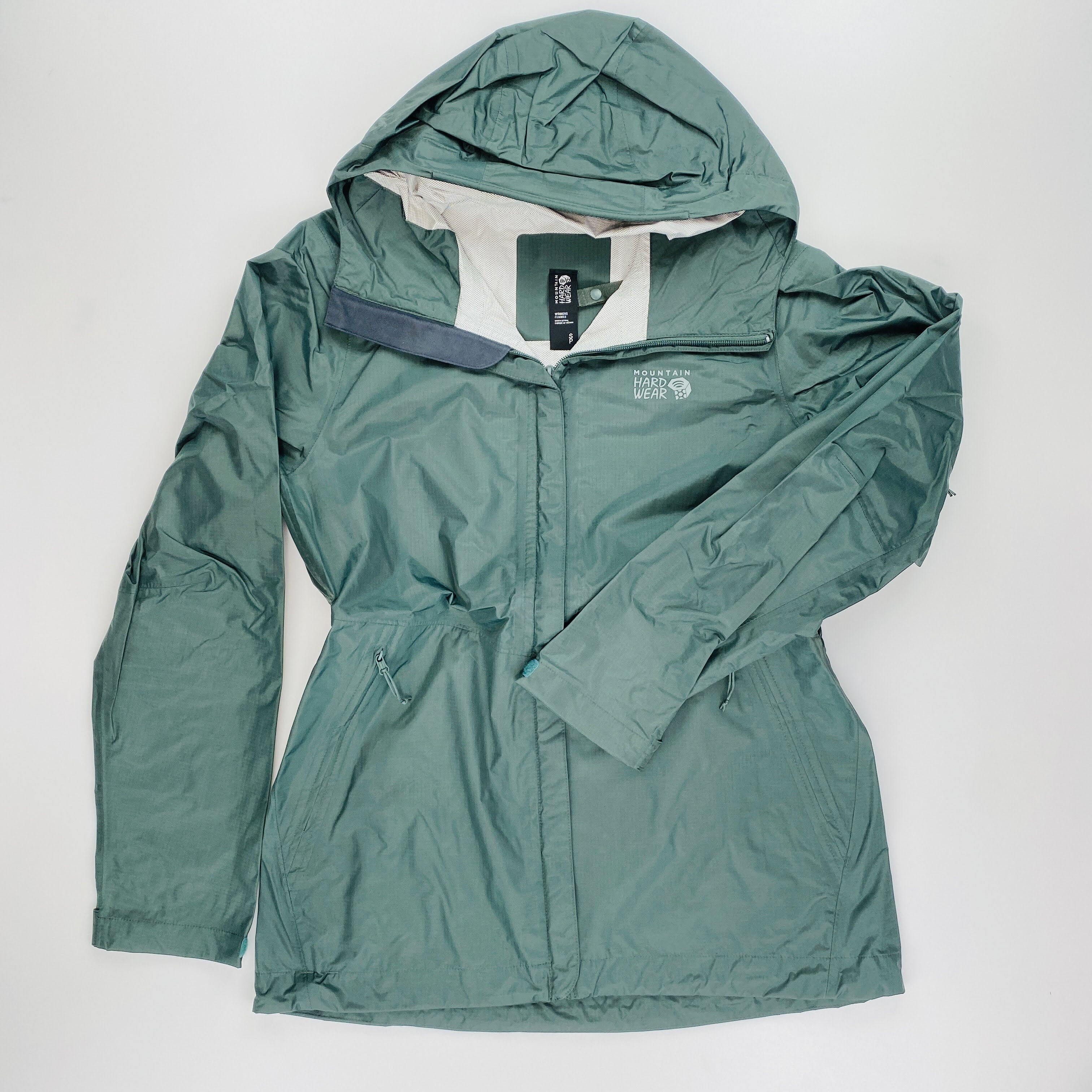 Female rain outlet jacket