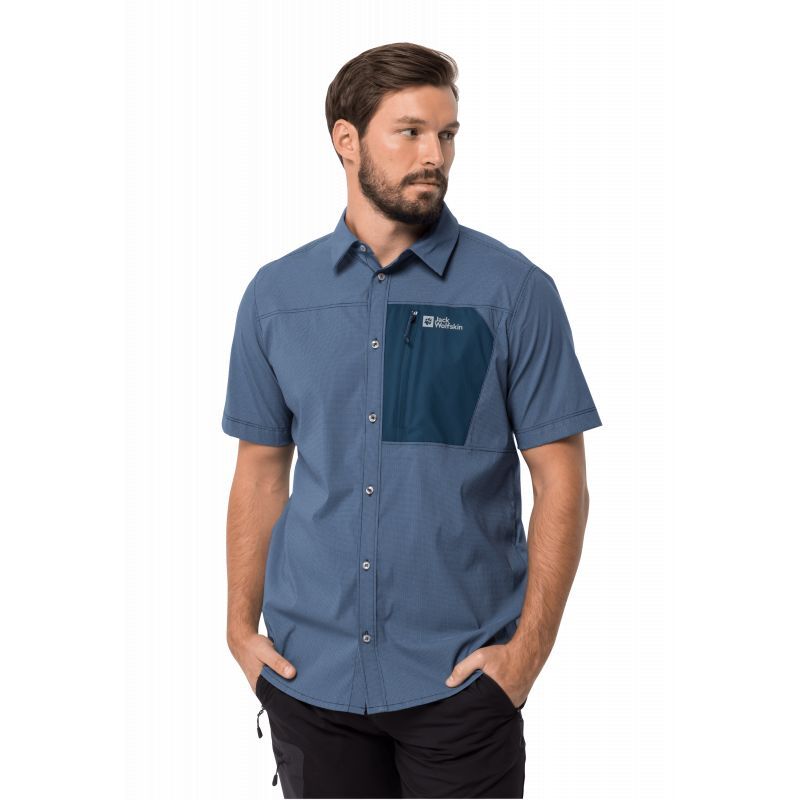 Jack Wolfskin Kenovo II S/S - Camicia - Uomo | Hardloop