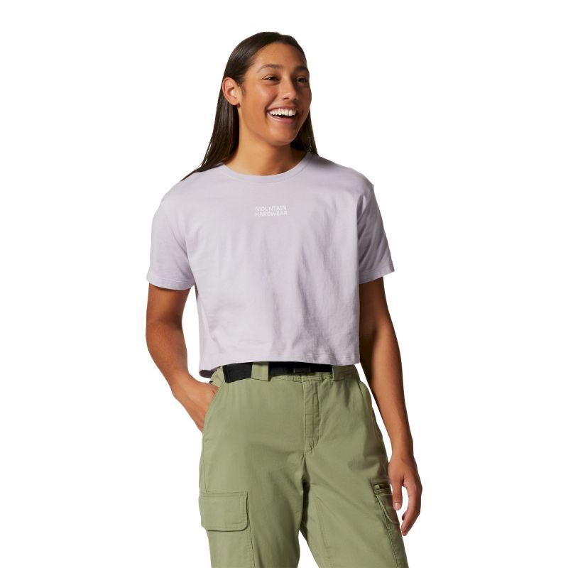 Mountain Hardwear Logo Crop Short Sleeve - T-paita - Naiset | Hardloop
