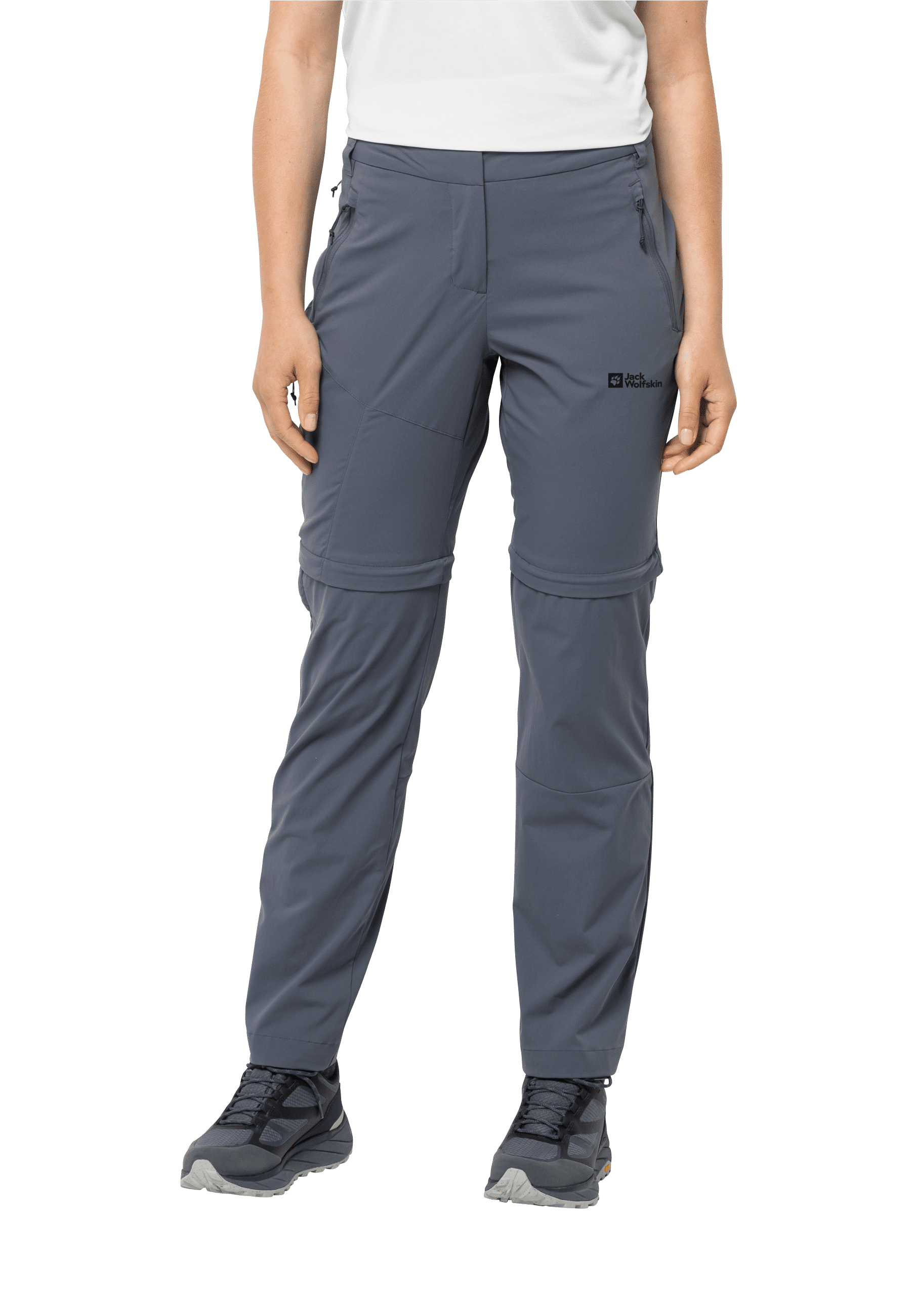 Jack Wolfskin Glastal Zip Away Pants - Spodnie trekkingowe damskie | Hardloop