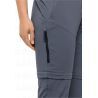 Jack Wolfskin Glastal Zip Away Pants - Pantalon trekking femme | Hardloop