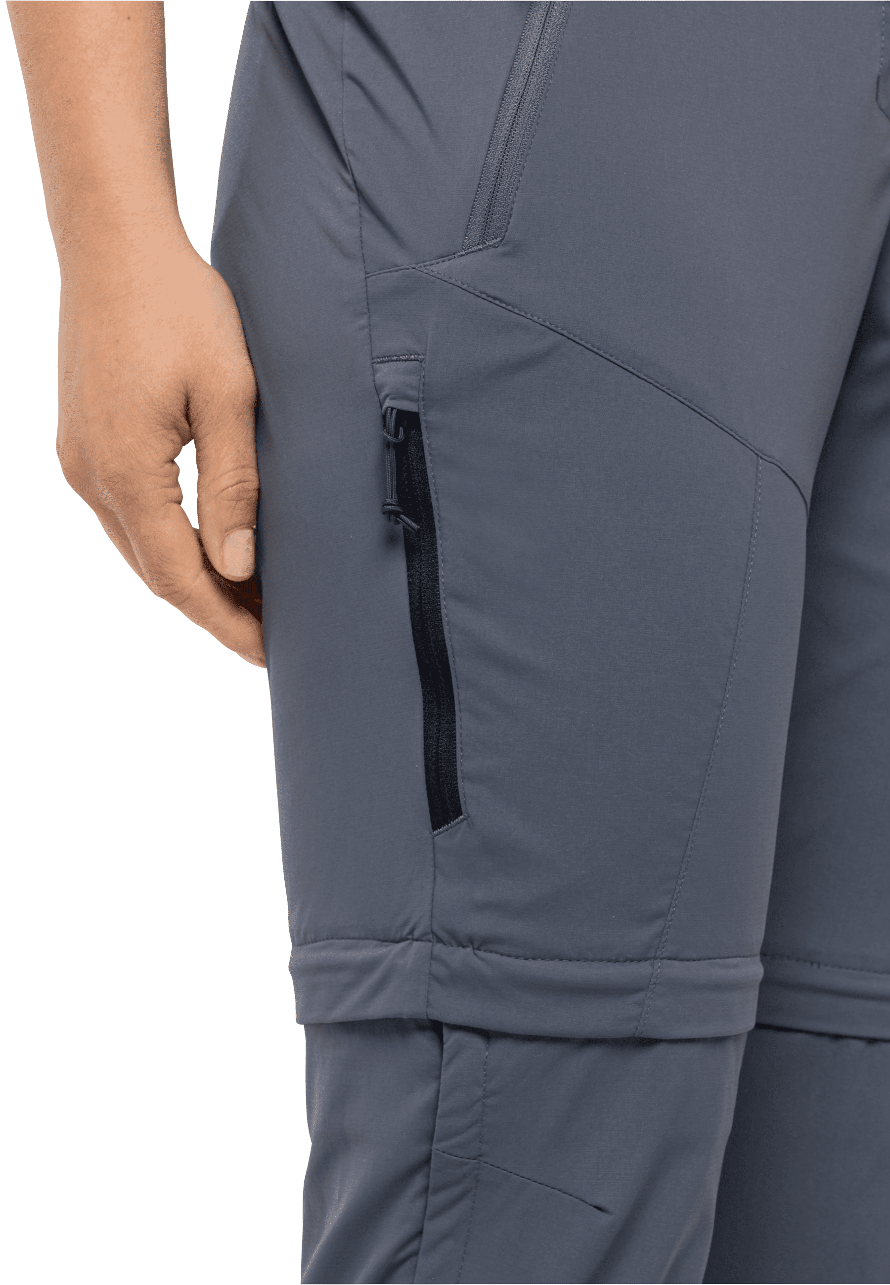 Jack Wolfskin Glastal Zip Away Pants - Pantalon trekking femme | Hardloop