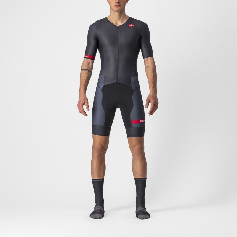 Castelli Free Sanremo 2 Suit Short Sleeve - Body triathlon