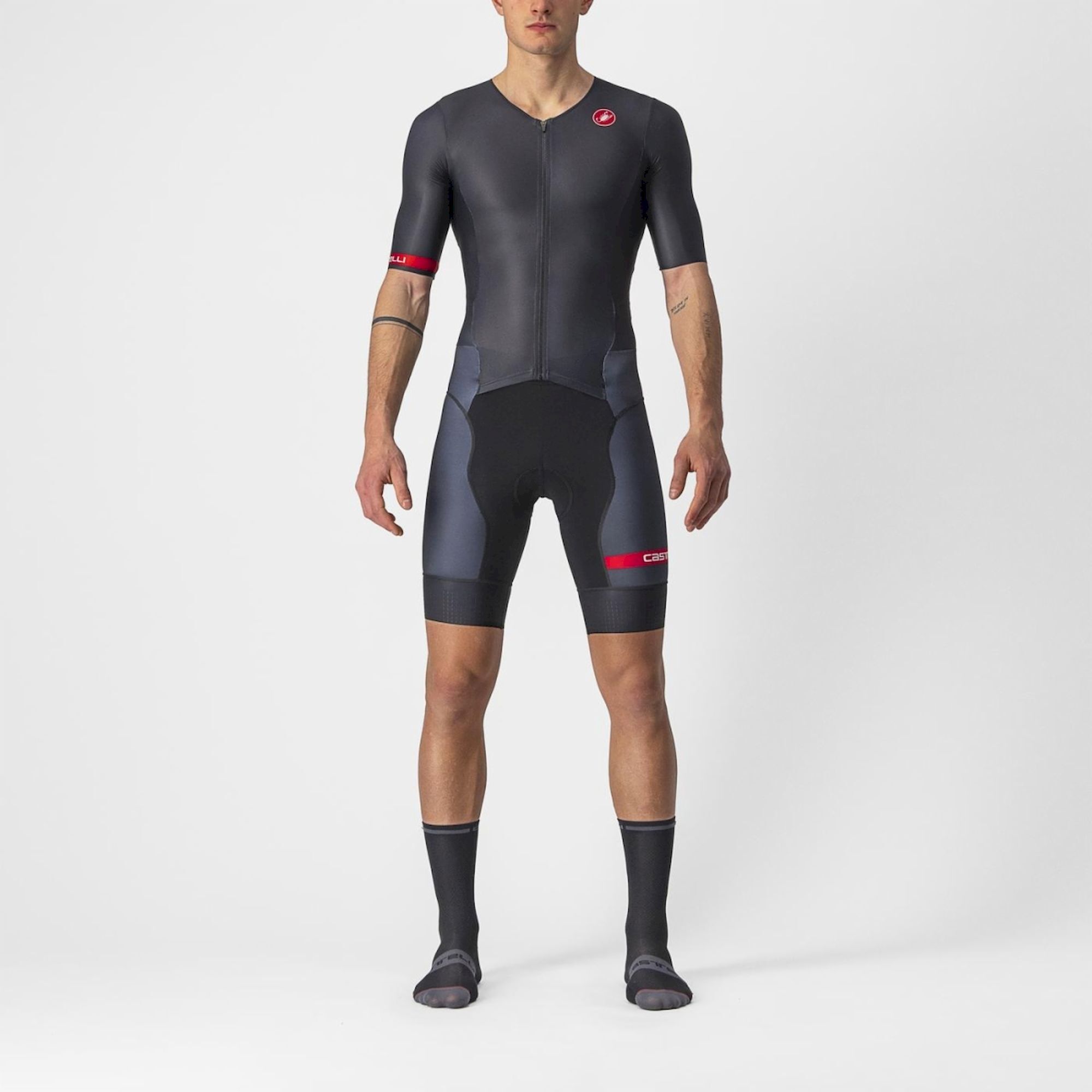 Castelli Free Sanremo 2 Suit Short Sleeve - Triathlondräkt - Herr | Hardloop