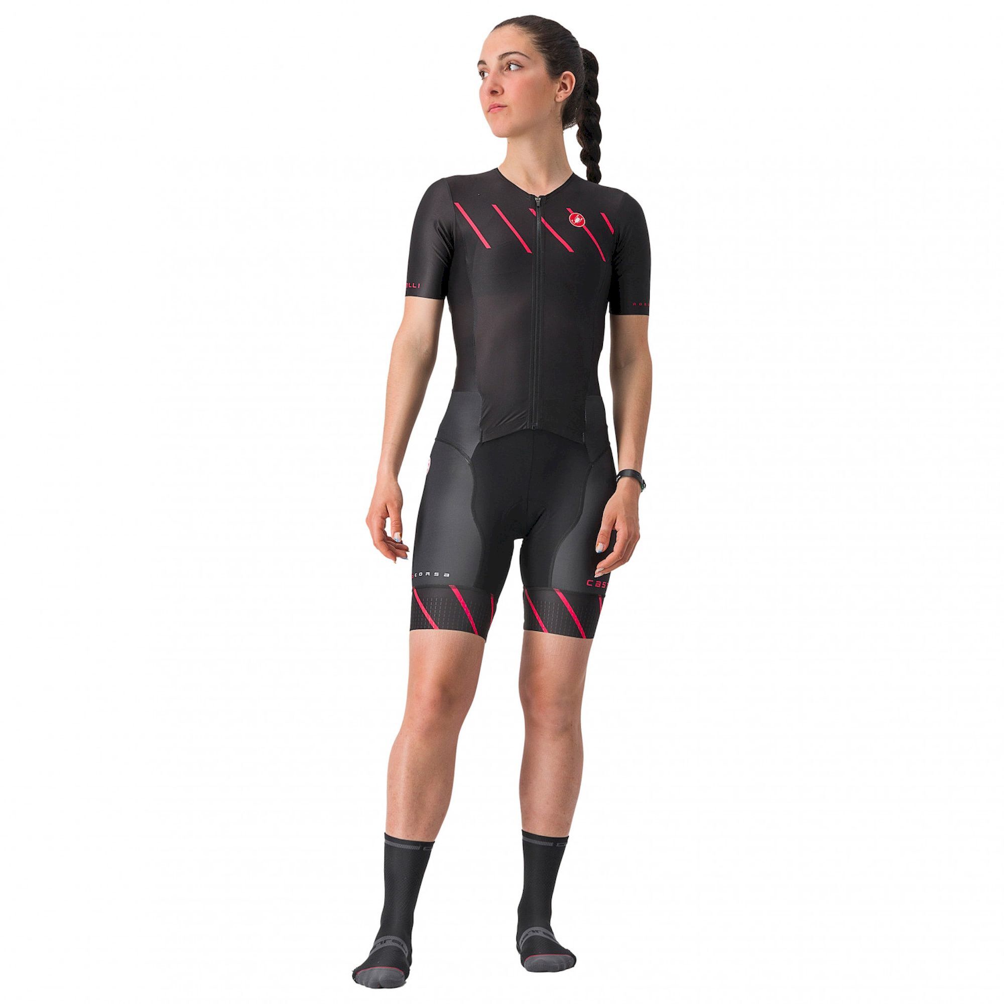 Castelli Free Sanremo 2 Suit Short Sleeve - Body triathlon - Donna | Hardloop