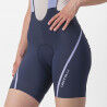 Castelli Velocissima 3 - Spodenki kolarskie z szelkami rowerowe damskie | Hardloop