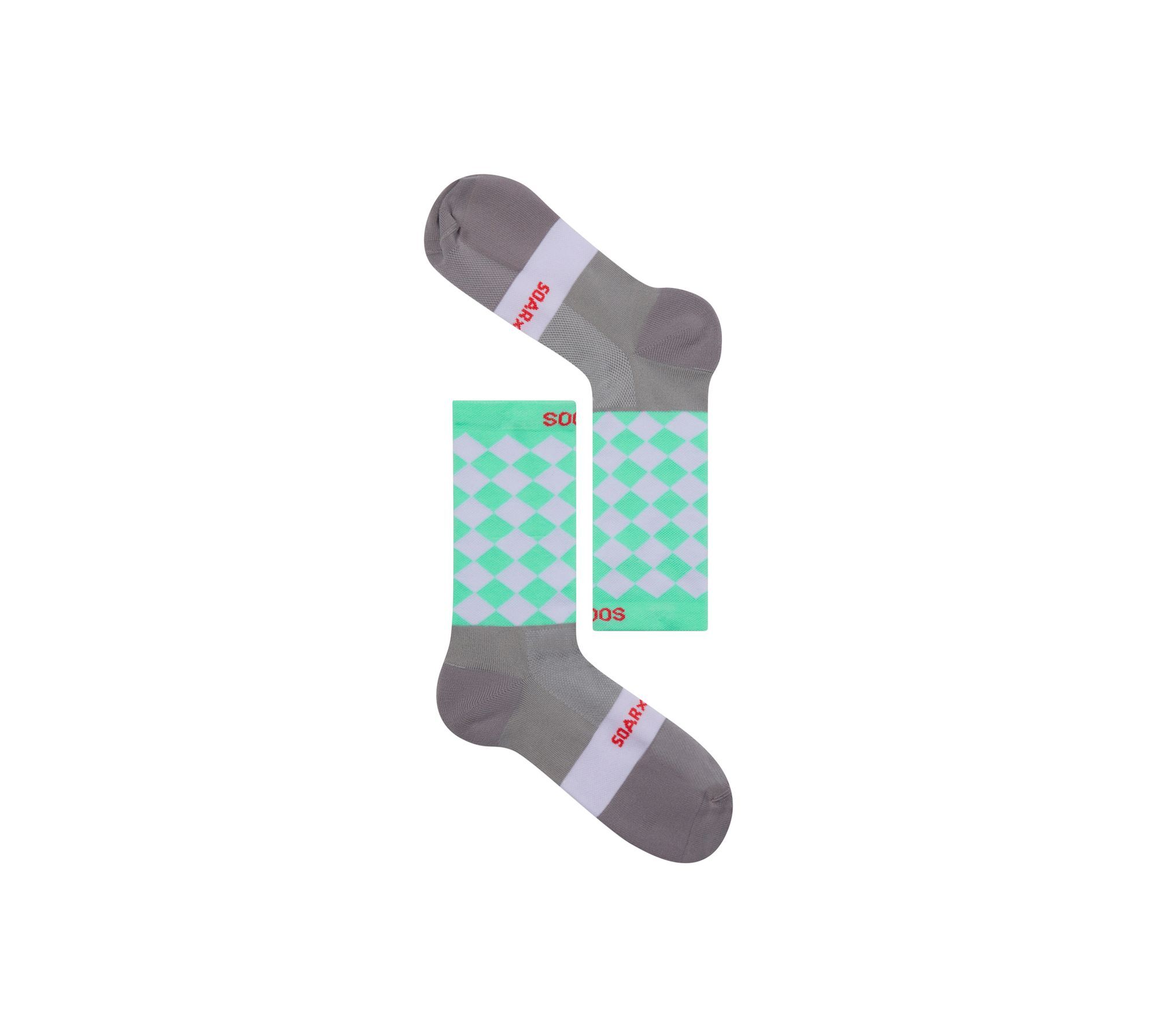 Soar Running Diamond Crew Socks - Running socks | Hardloop