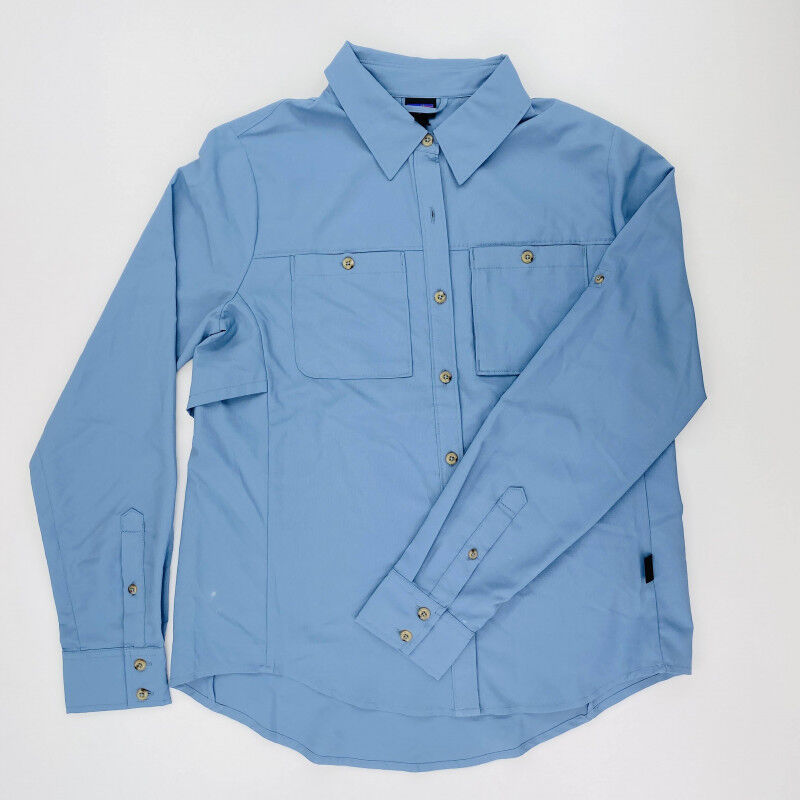 Patagonia W's L/S Self Guided Hike Shirt - Second Hand Koszula damski - Niebieski - S | Hardloop