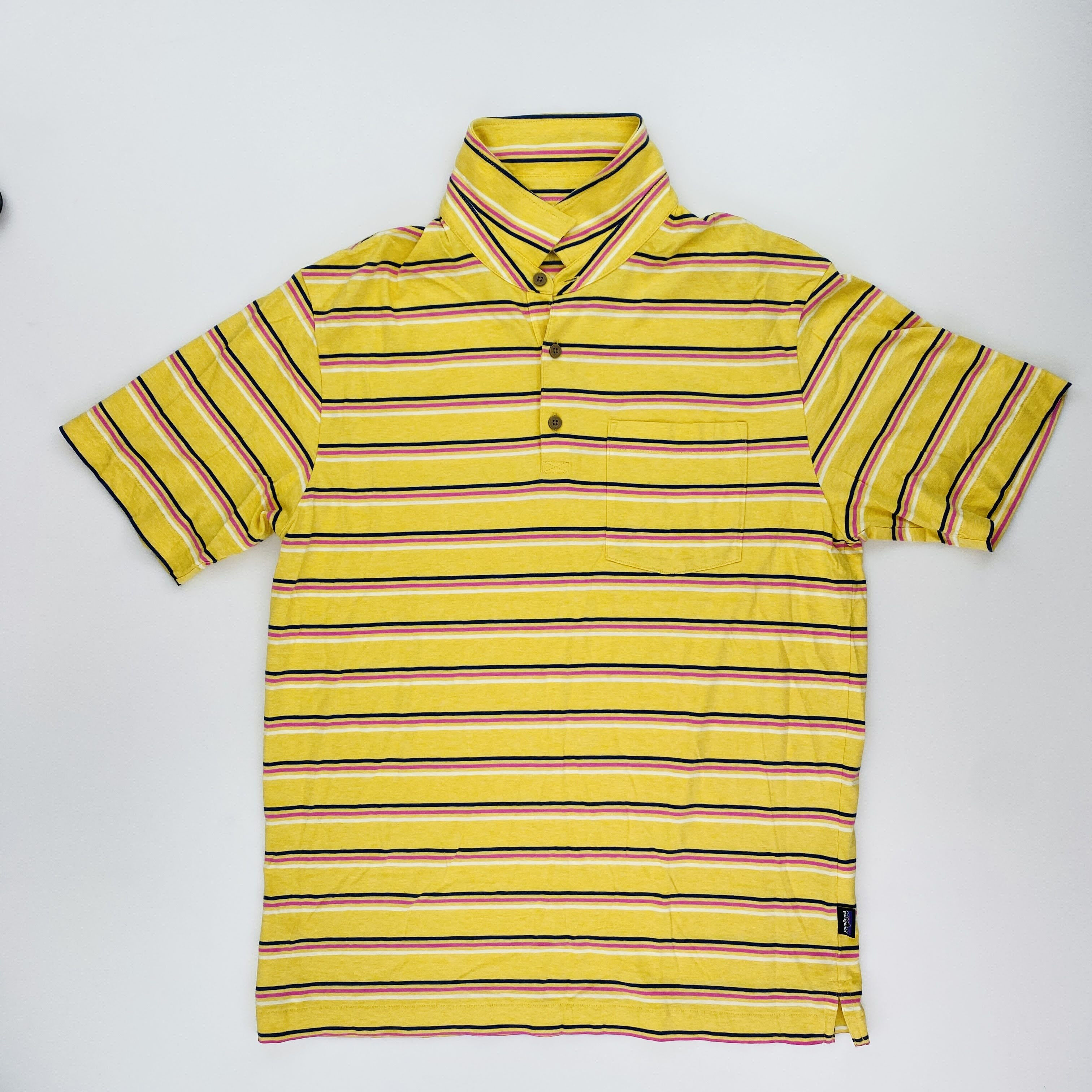Patagonia M's Organic Cotton LW Polo Second Hand Polo shirt Men's Yellow M Hardloop
