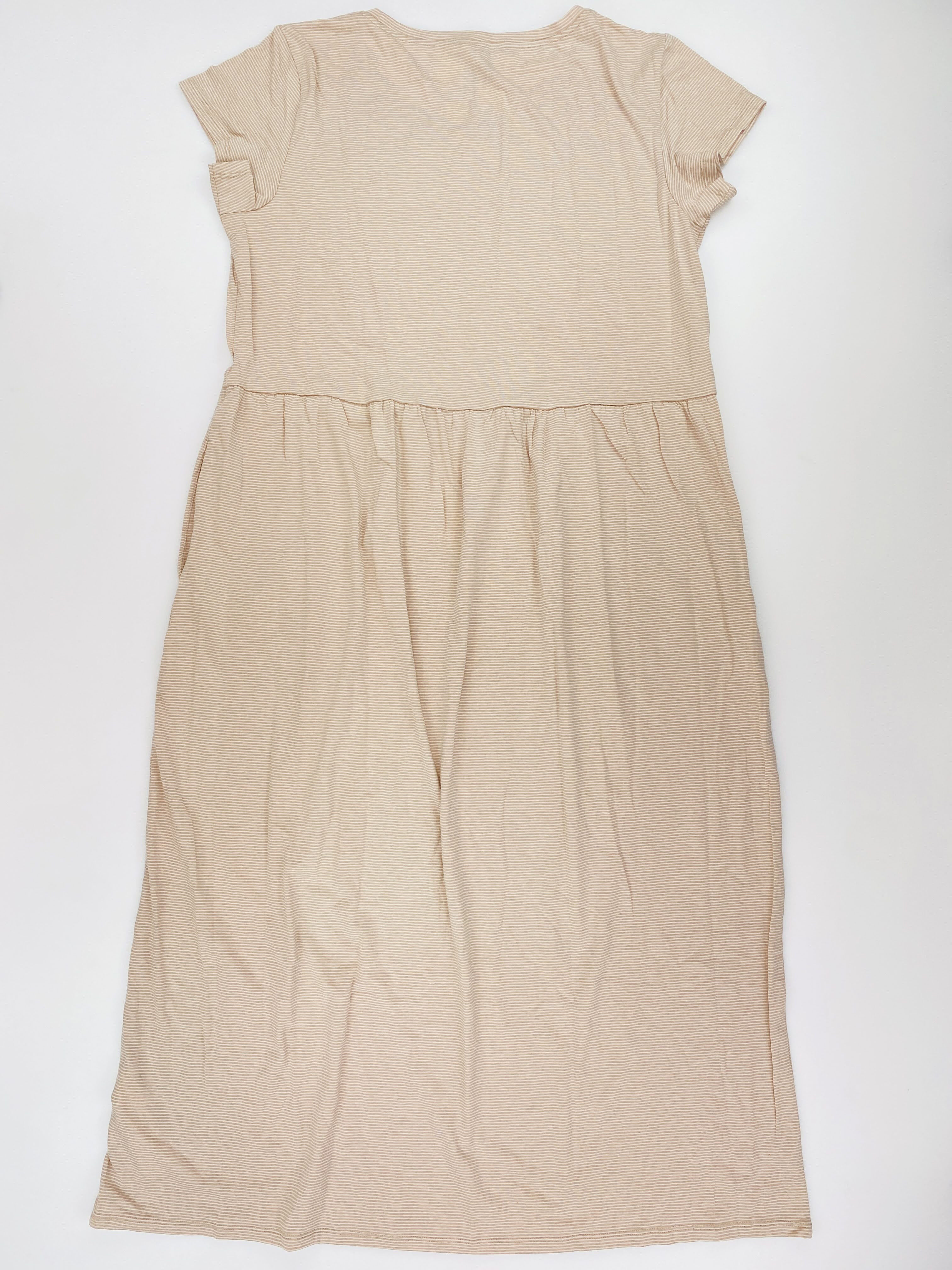 Patagonia W's Kamala T-Shirt Dress - Vestire - Donna di seconda mano - Beige - S | Hardloop