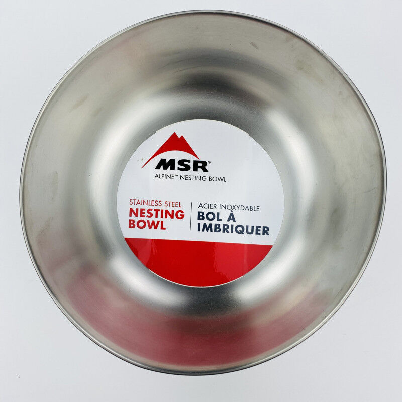 MSR Alpine Nesting Bowl - Bicchiere pieghevole di seconda mano - Grigio - 15 cm | Hardloop