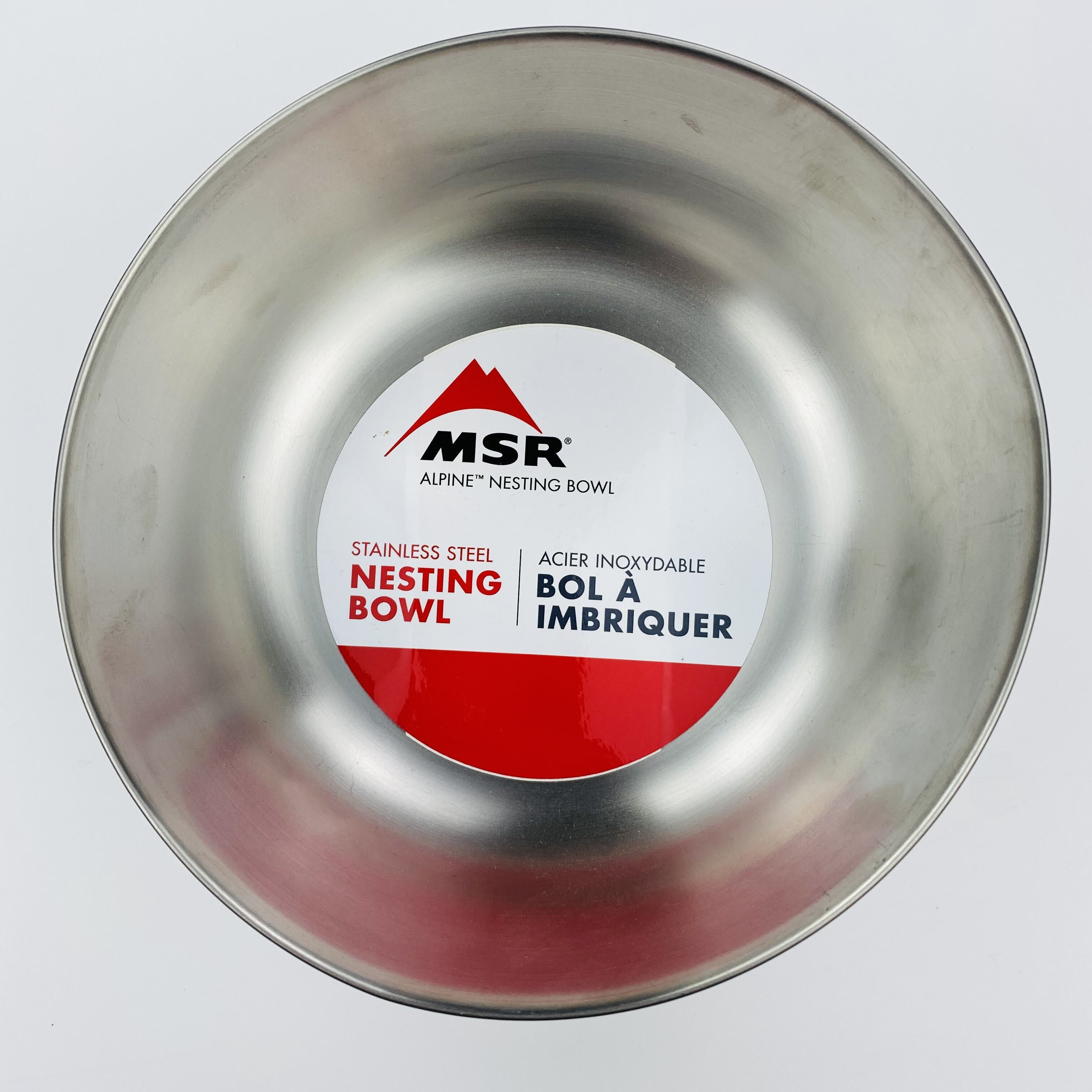 MSR Alpine Nesting Bowl - Second hand Skládací mísa - Šedá - 15 cm | Hardloop