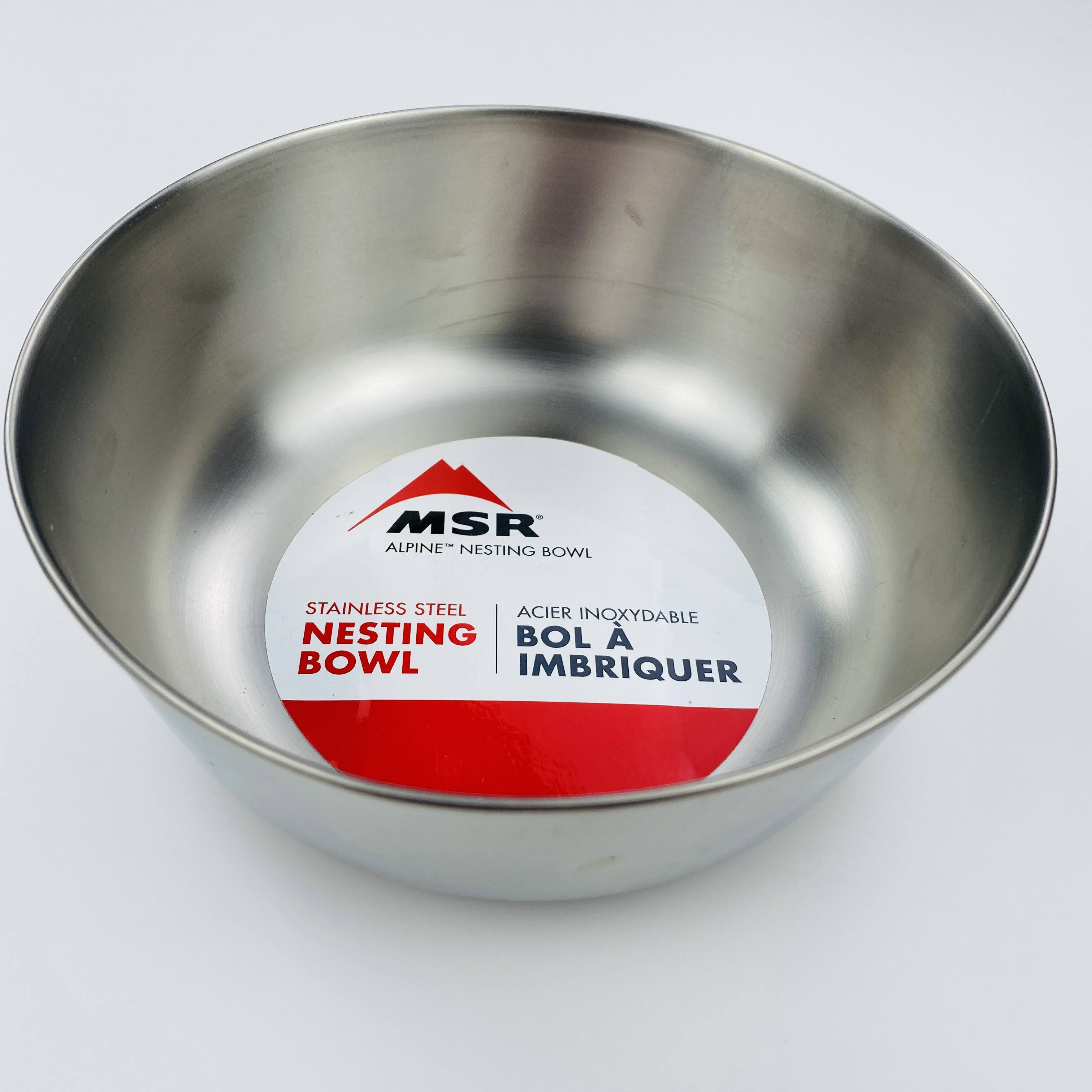 MSR Alpine Nesting Bowl - Bicchiere pieghevole di seconda mano - Grigio - 15 cm | Hardloop