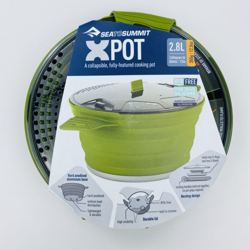 Sea To Summit X Pot Medium 2.8 L - Pentola di seconda mano - Verde oliva - 2,8 L | Hardloop