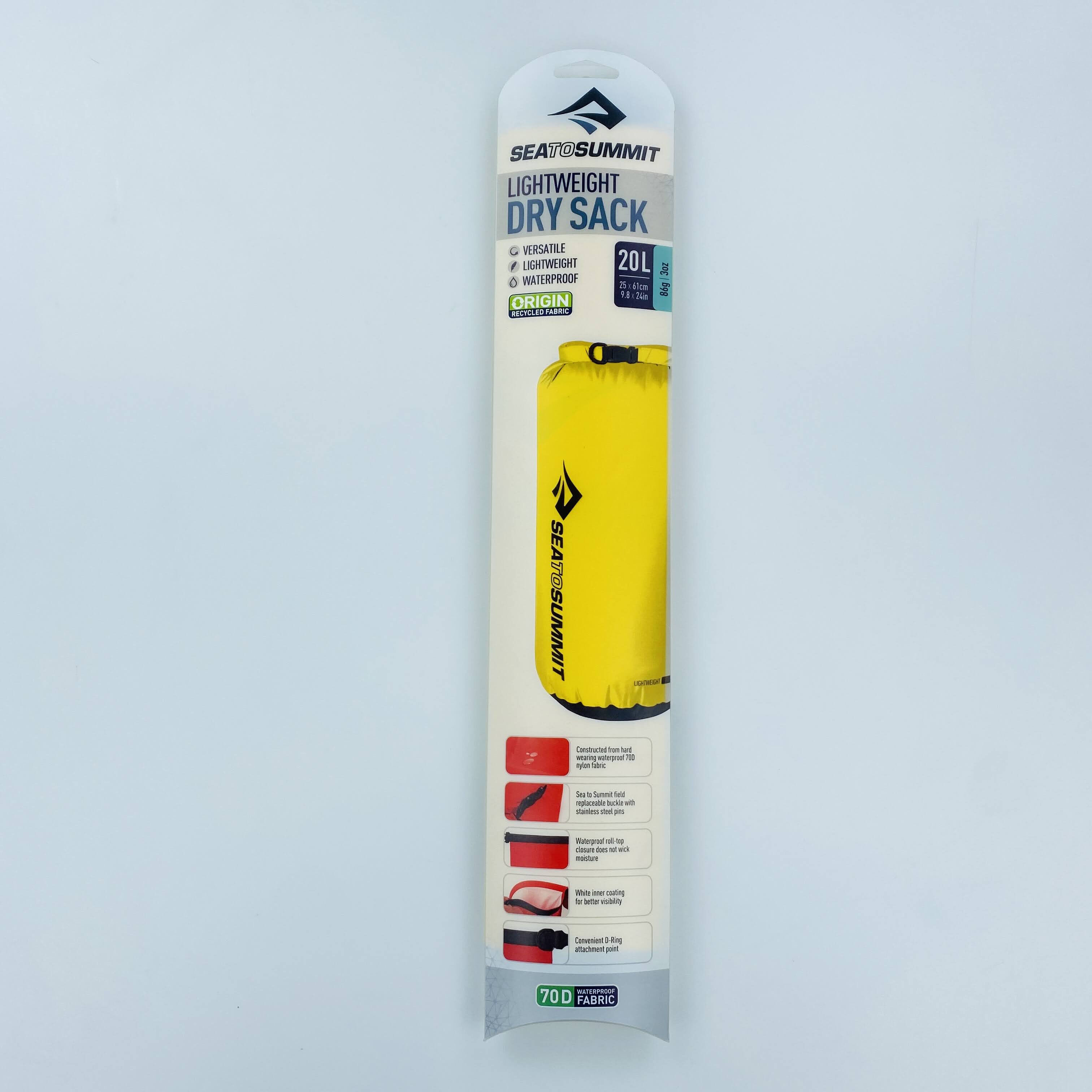 Sea To Summit Sac Etanche Leger / Lightweight - Second hand Waterproof bag - Yellow - 20 L | Hardloop