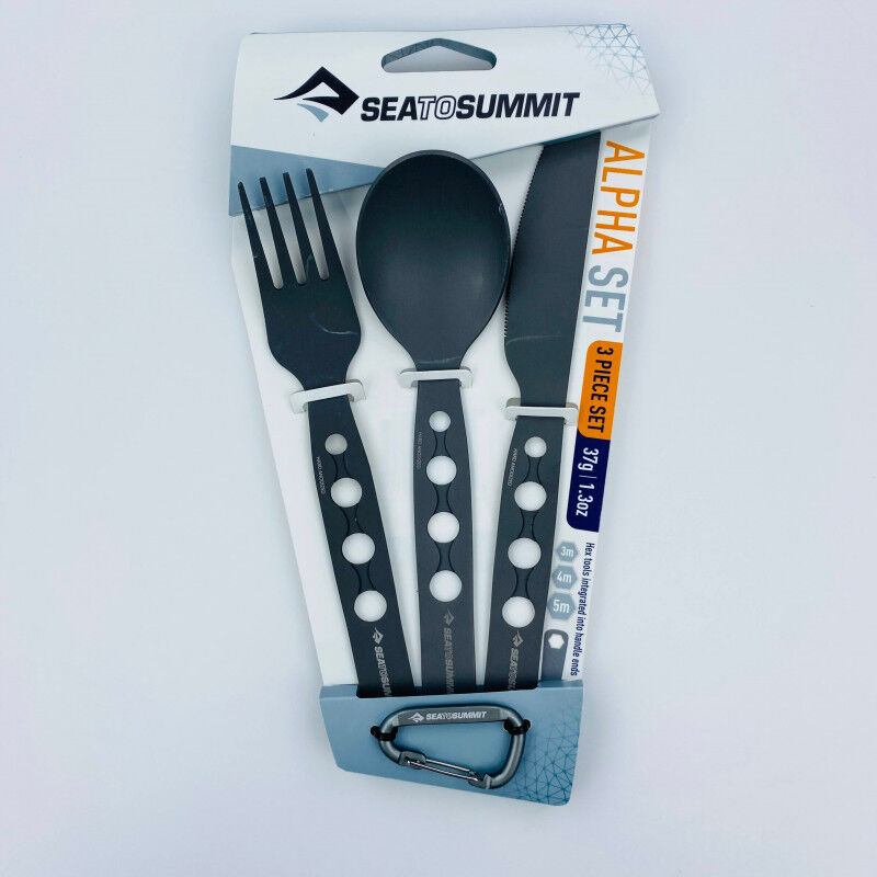Sea To Summit Set Couverts Ultra-Leger Alpha (3x) - Posate di seconda mano - Grigio - Taglia unica | Hardloop