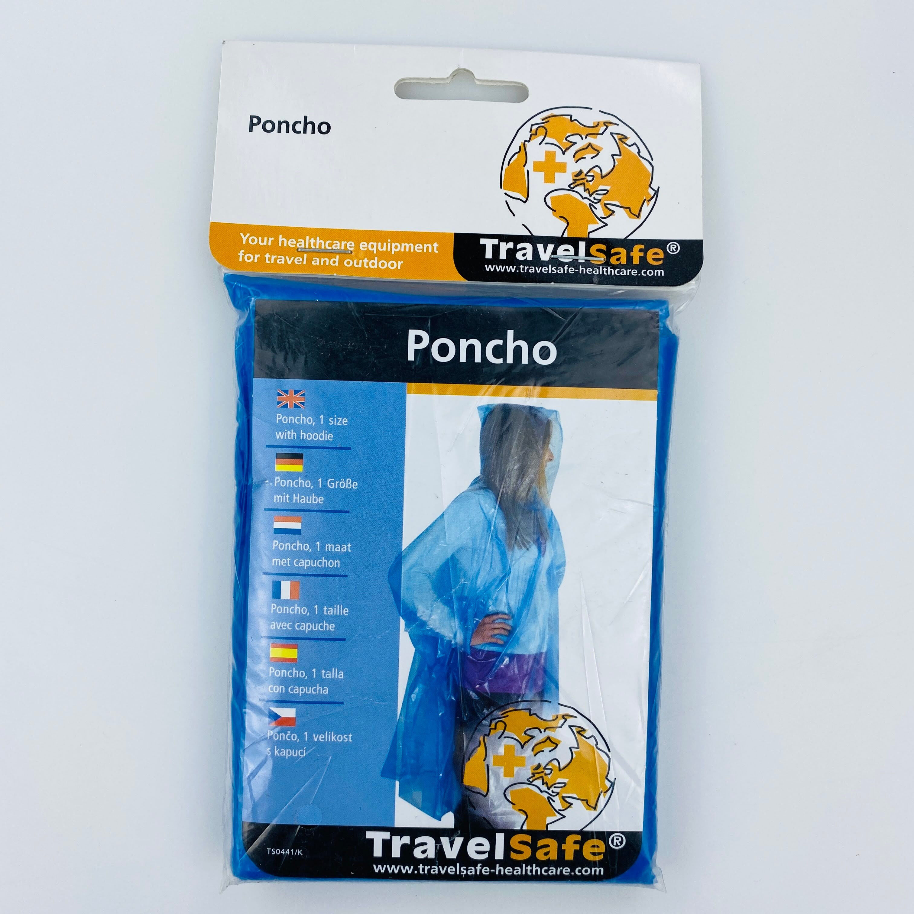 TravelSafe Poncho Light - Poncho di seconda mano - Blu - Taglia unica | Hardloop