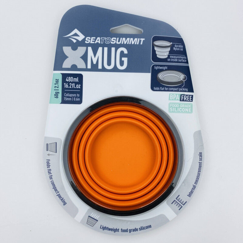 Sea To Summit X Mug Pliant - Bicchiere pieghevole di seconda mano - Arancia - 480 ml | Hardloop